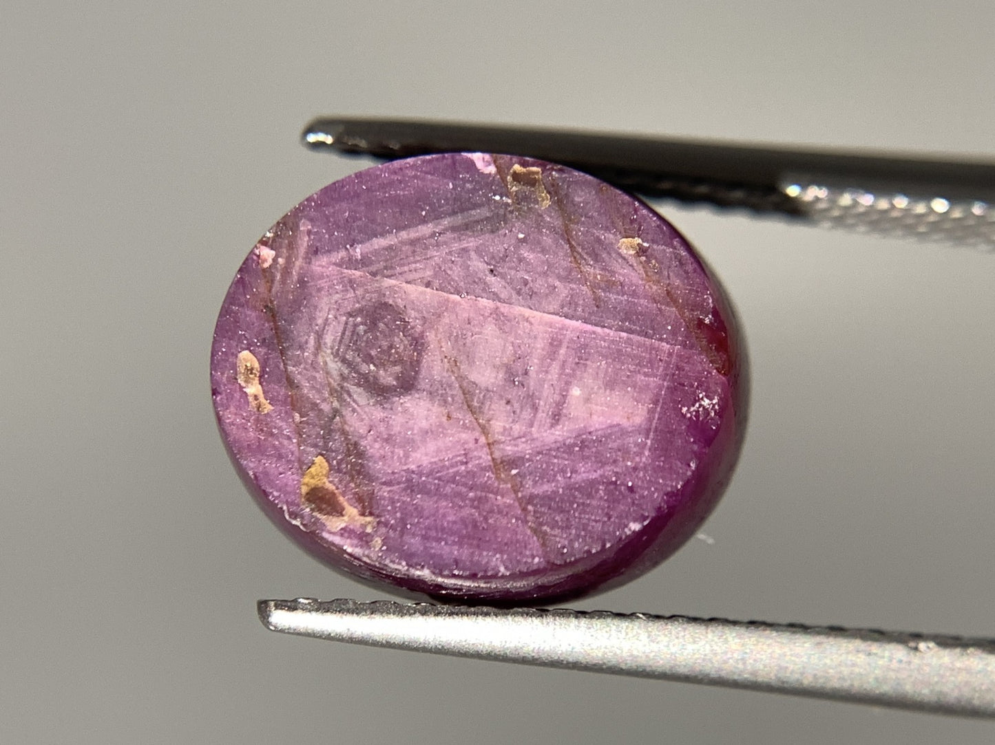スタールビー 天然 10.978ct 宝石ソーティング付き 11.9㎜×10.0㎜×7.7㎜ ルース（ 裸石 ） 6944Y