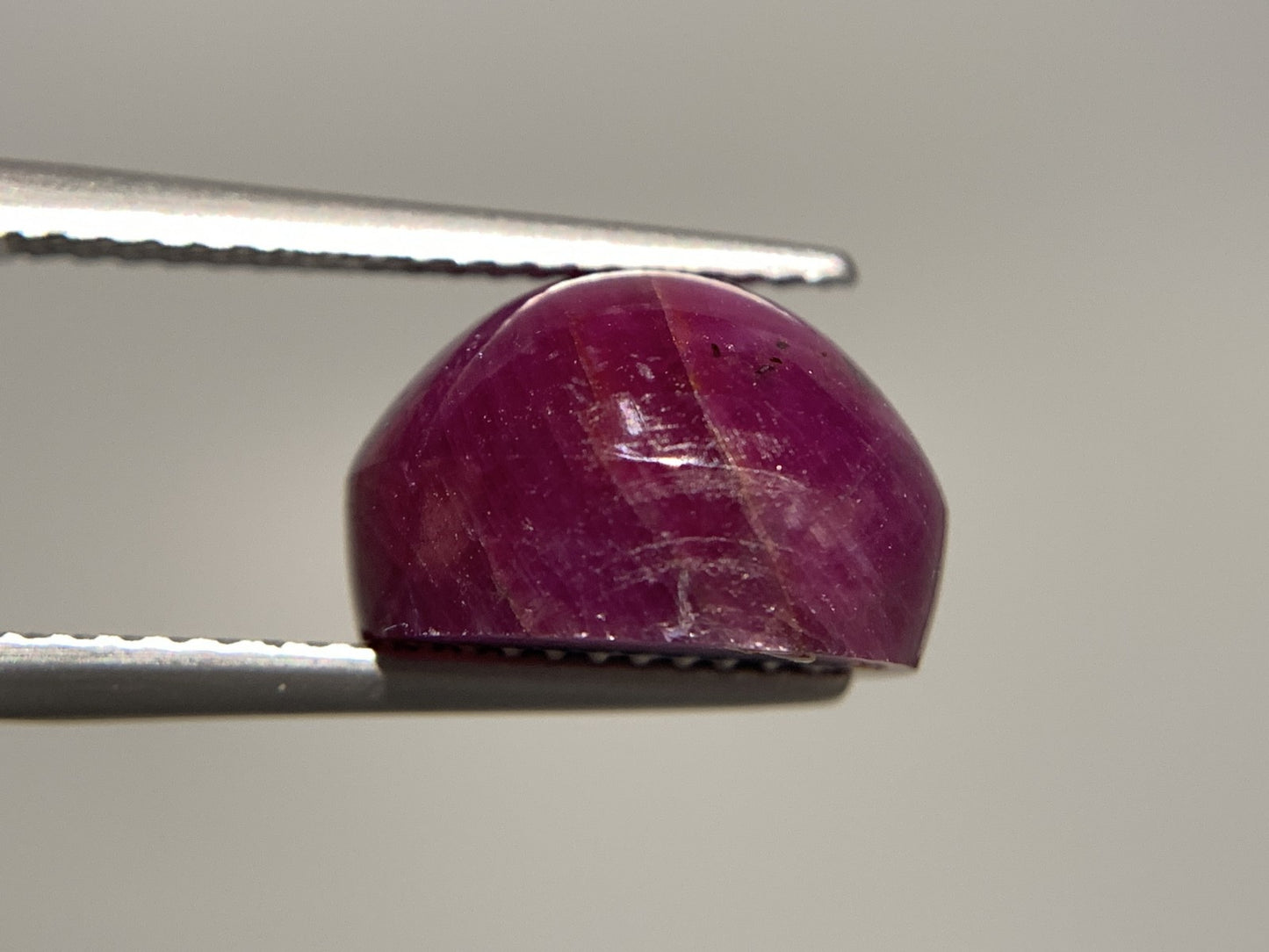 スタールビー 天然 10.978ct 宝石ソーティング付き 11.9㎜×10.0㎜×7.7㎜ ルース（ 裸石 ） 6944Y