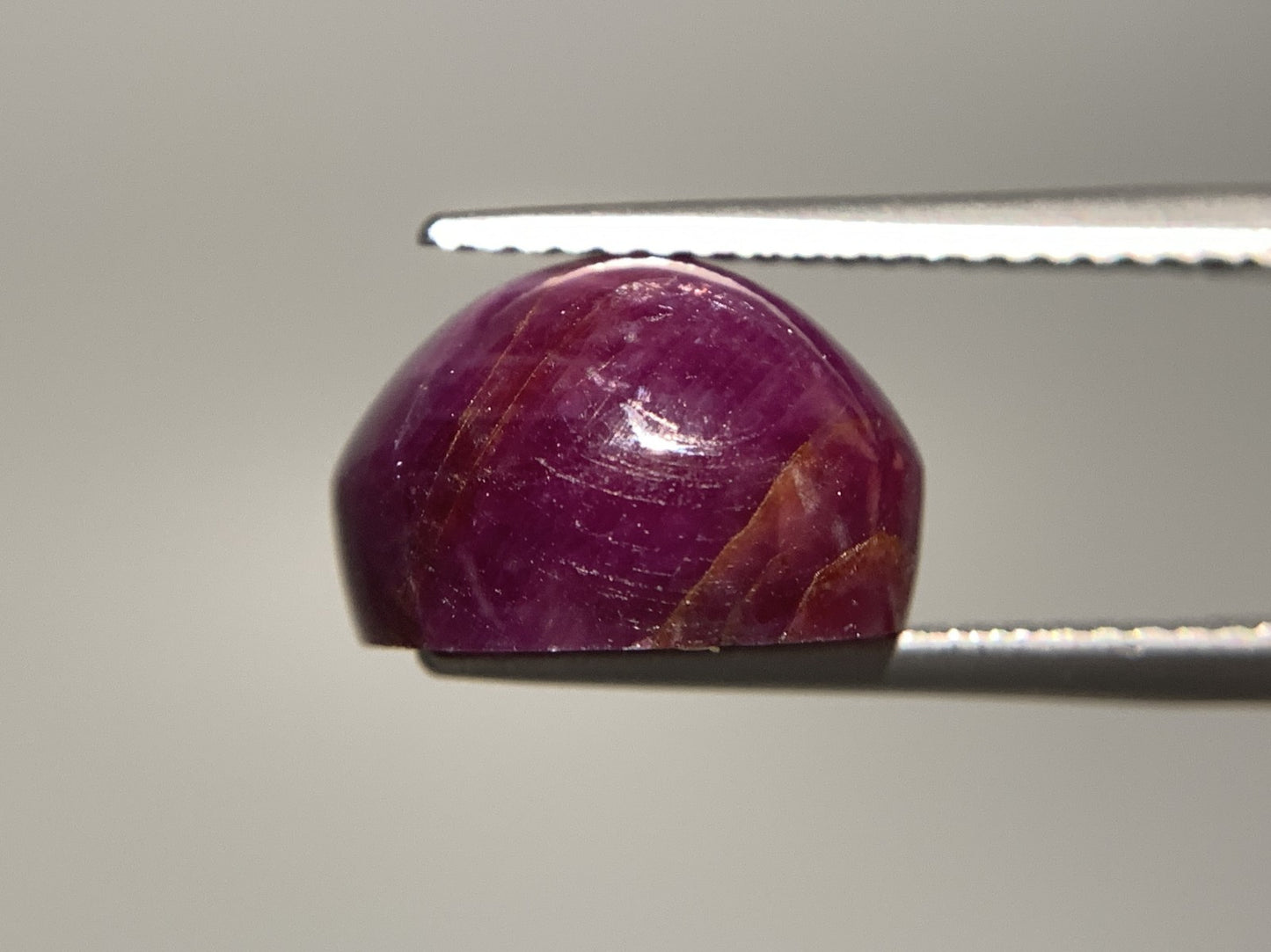 スタールビー 天然 10.978ct 宝石ソーティング付き 11.9㎜×10.0㎜×7.7㎜ ルース（ 裸石 ） 6944Y