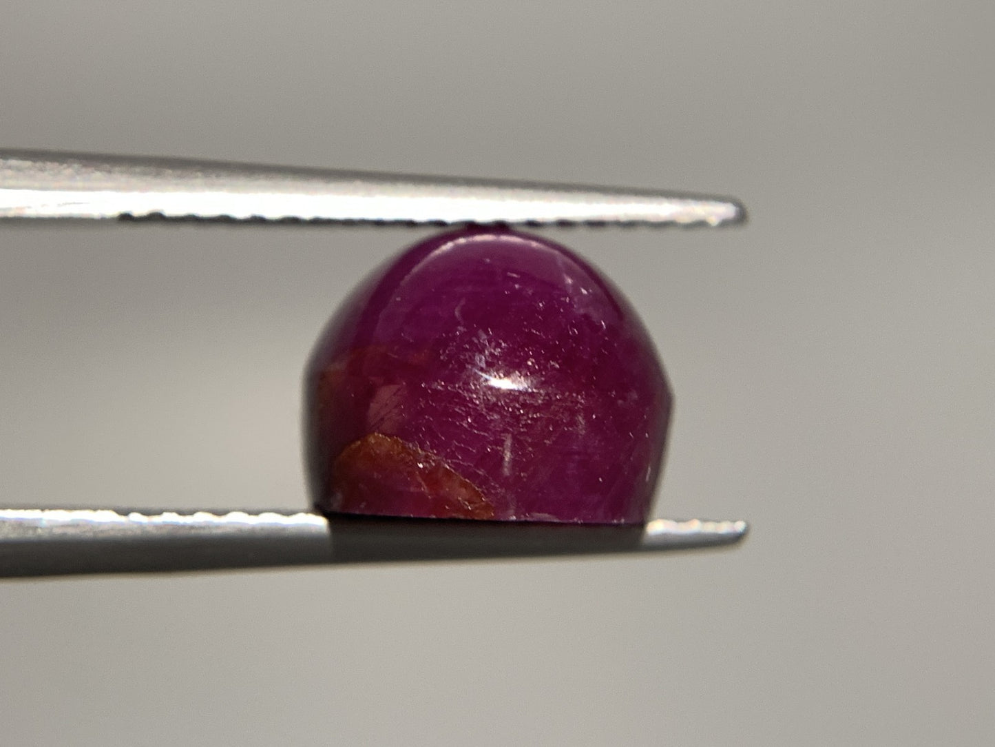 スタールビー 天然 10.978ct 宝石ソーティング付き 11.9㎜×10.0㎜×7.7㎜ ルース（ 裸石 ） 6944Y