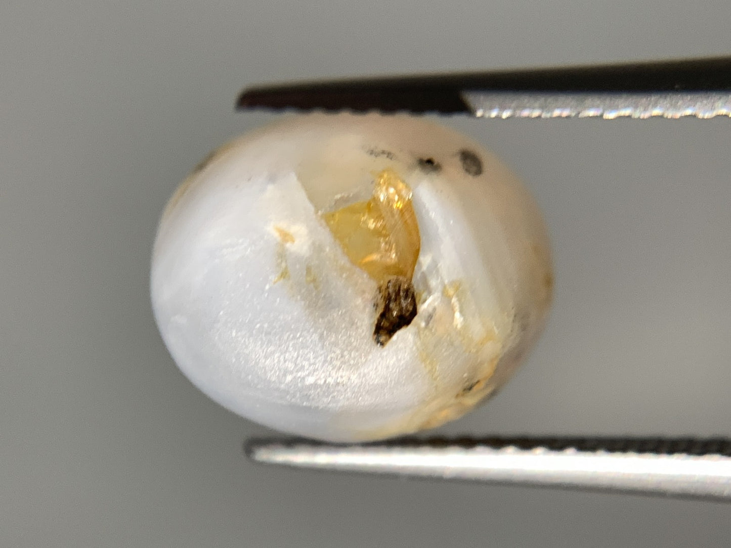 スターサファイア 天然 10.516ct 宝石ソーティング付き 11.7㎜×9.7㎜×8.1㎜ ルース（ 裸石 ） 6962Y