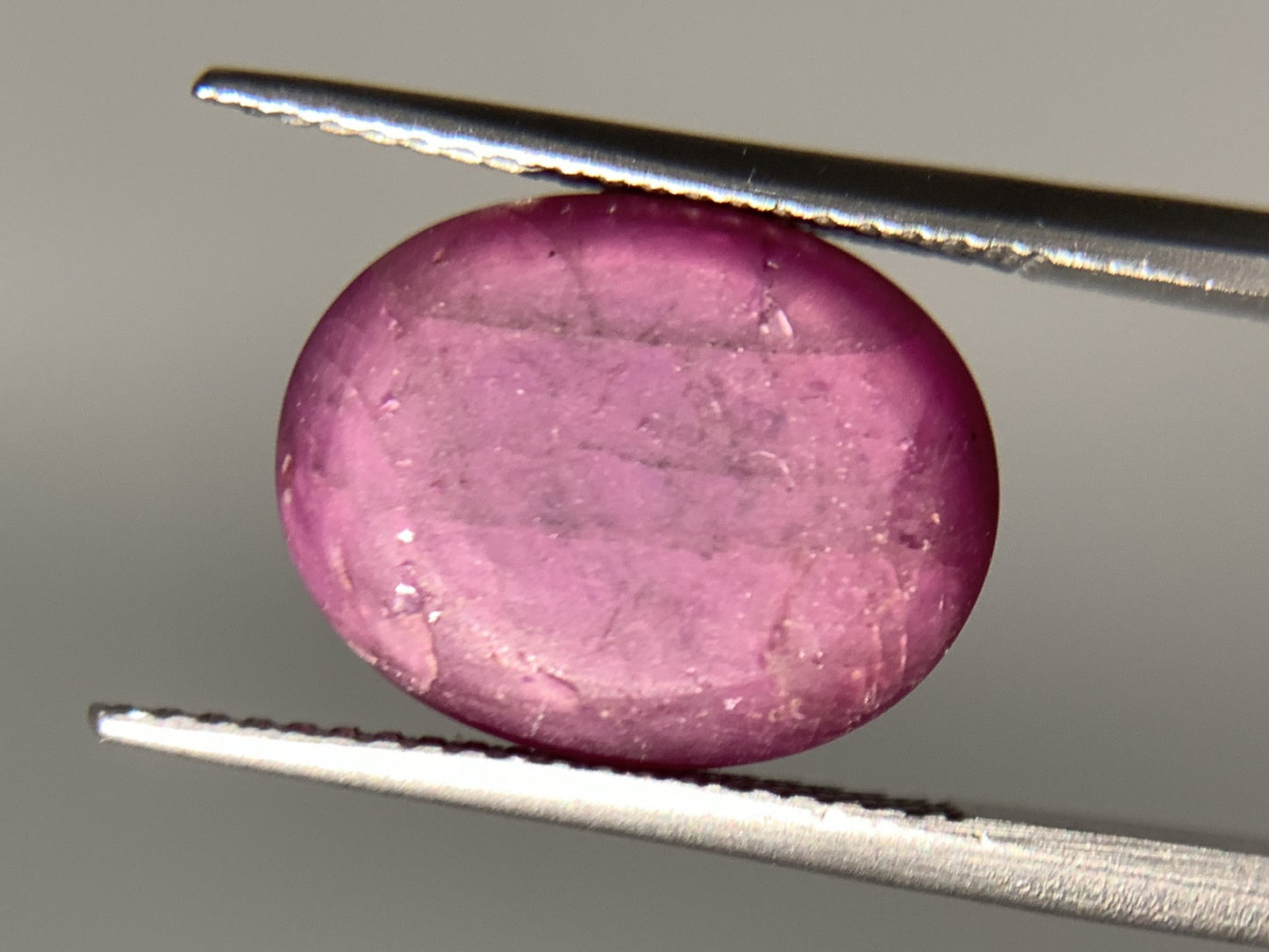 スタールビー 天然  11.373ct  宝石ソーティング付き  14.3㎜×11.2㎜×5.8㎜  ルース（ 裸石 ）  5258Y