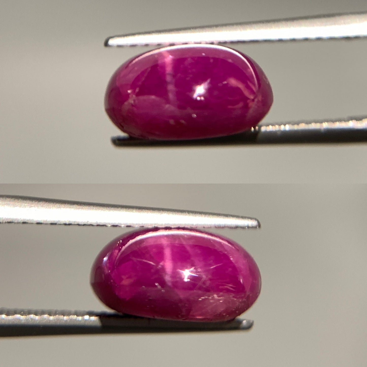 スタールビー 天然  11.373ct  宝石ソーティング付き  14.3㎜×11.2㎜×5.8㎜  ルース（ 裸石 ）  5258Y