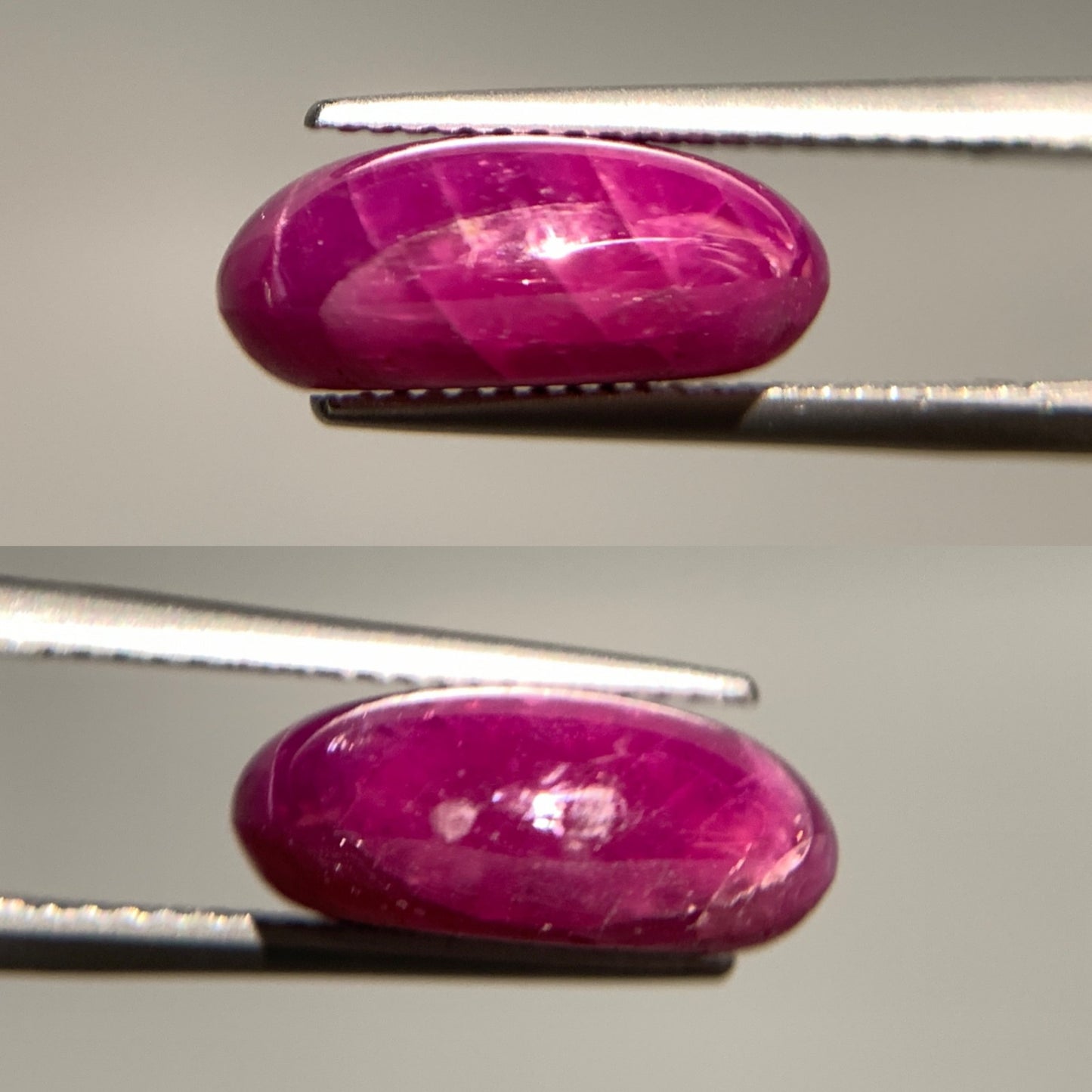 スタールビー 天然  11.373ct  宝石ソーティング付き  14.3㎜×11.2㎜×5.8㎜  ルース（ 裸石 ）  5258Y