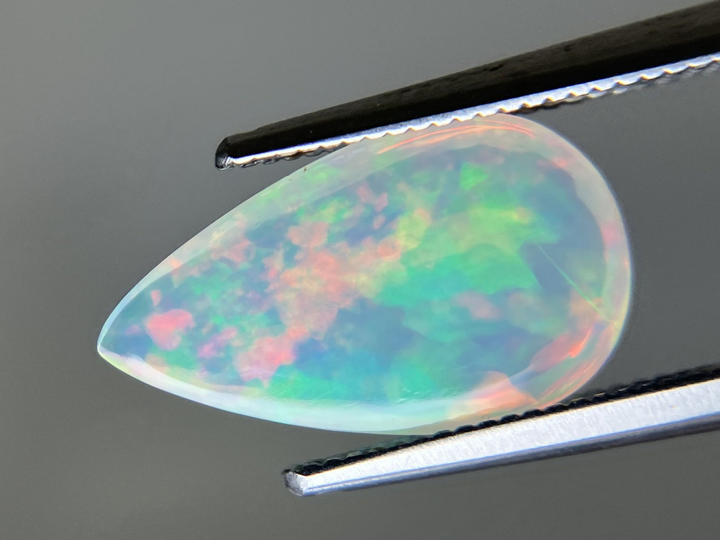 オパール 2.161ct 宝石ソーティング付き 14.1㎜×8.1㎜×3.9㎜ 天然 ルース（ 裸石 ） 4534YY