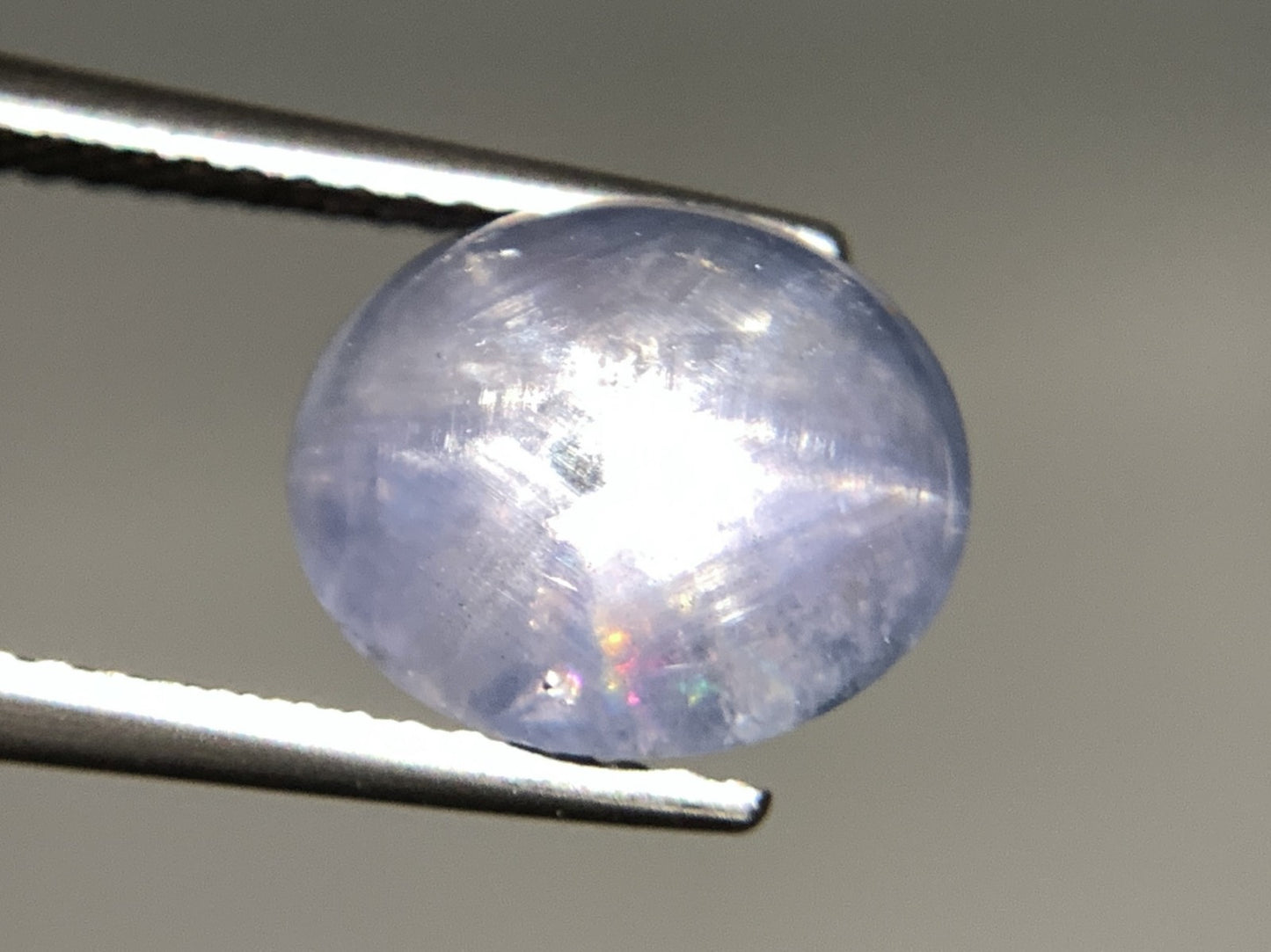 スターサファイア 天然  4.990ct  宝石ソーティング付き  10.5㎜×8.8㎜×4.8㎜  ルース（ 裸石 ）  5252Y