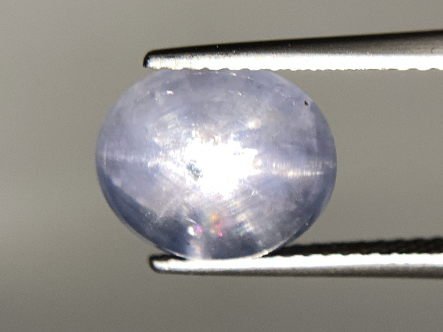 スターサファイア 天然  4.990ct  宝石ソーティング付き  10.5㎜×8.8㎜×4.8㎜  ルース（ 裸石 ）  5252Y