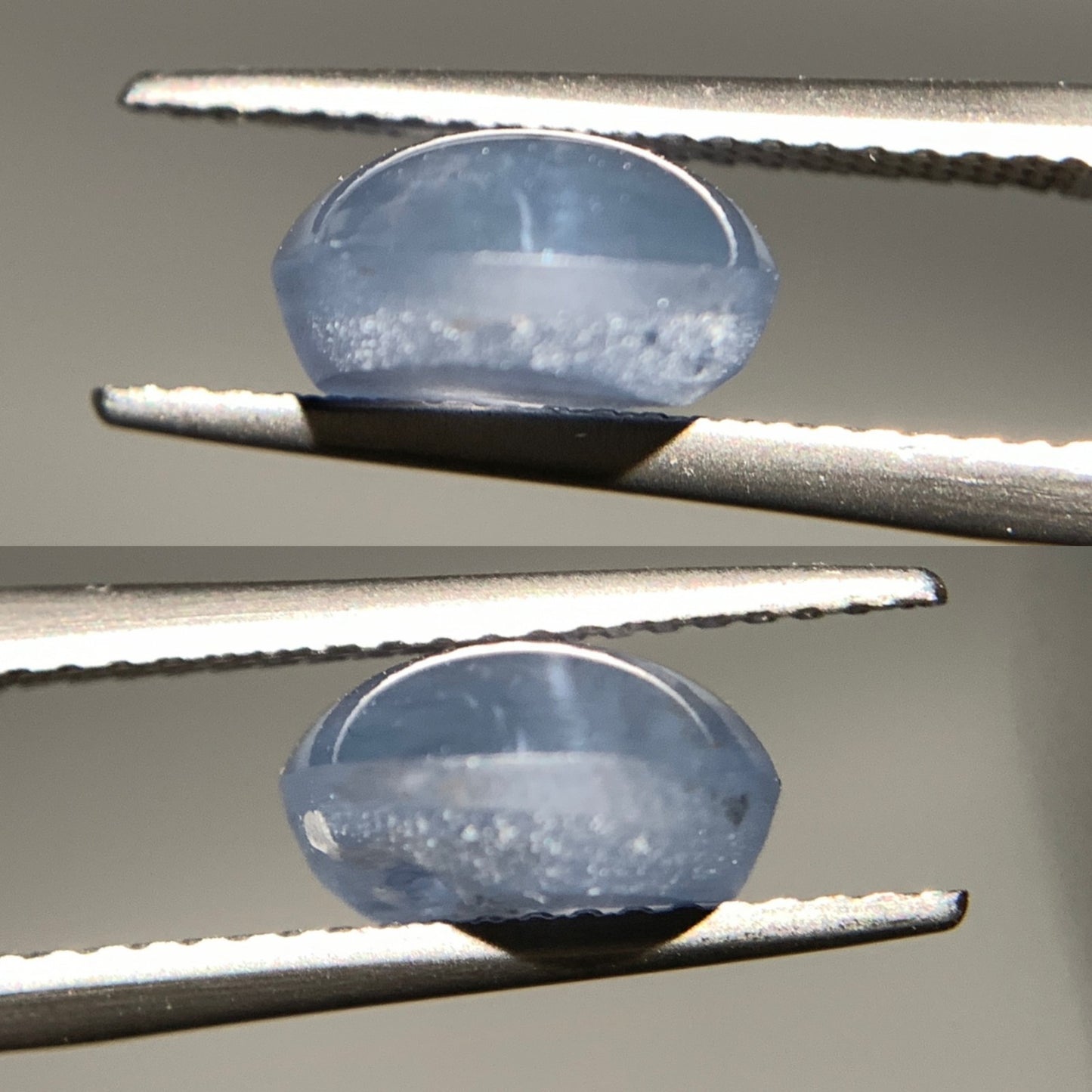 スターサファイア 天然  4.990ct  宝石ソーティング付き  10.5㎜×8.8㎜×4.8㎜  ルース（ 裸石 ）  5252Y