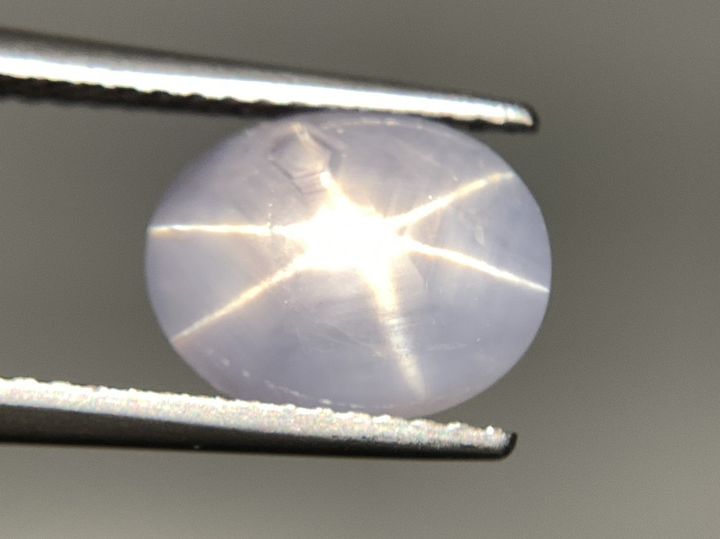 スターサファイア 天然 3.474ct 宝石ソーティング付き 10.0㎜×8.0㎜×4.1㎜ ルース（ 裸石 ） 6919Y