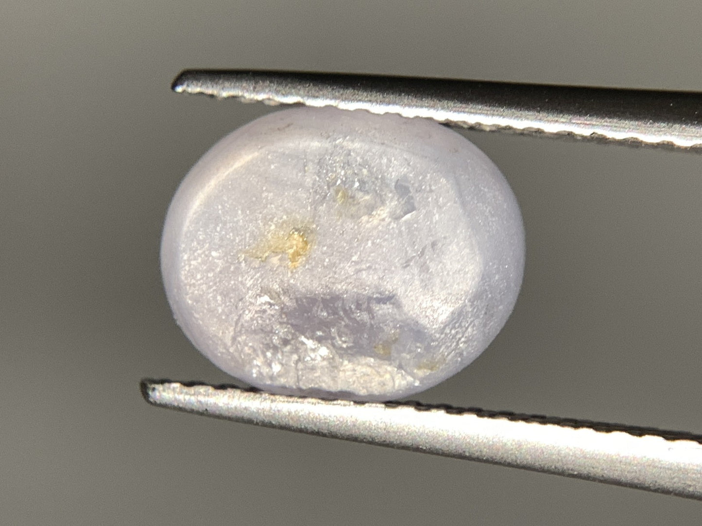 スターサファイア 天然 3.474ct 宝石ソーティング付き 10.0㎜×8.0㎜×4.1㎜ ルース（ 裸石 ） 6919Y