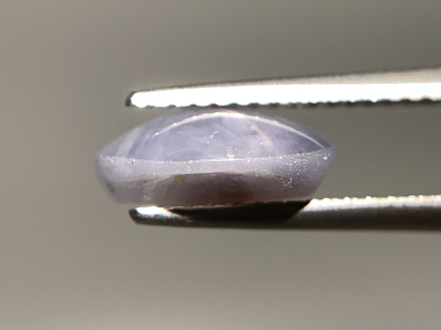 スターサファイア 天然 3.474ct 宝石ソーティング付き 10.0㎜×8.0㎜×4.1㎜ ルース（ 裸石 ） 6919Y