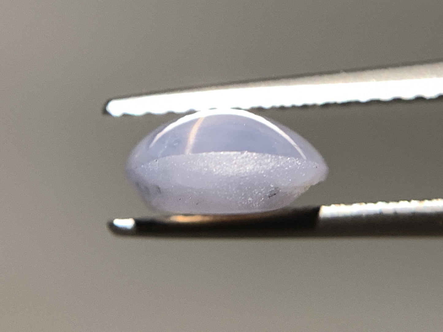 スターサファイア 天然 3.474ct 宝石ソーティング付き 10.0㎜×8.0㎜×4.1㎜ ルース（ 裸石 ） 6919Y