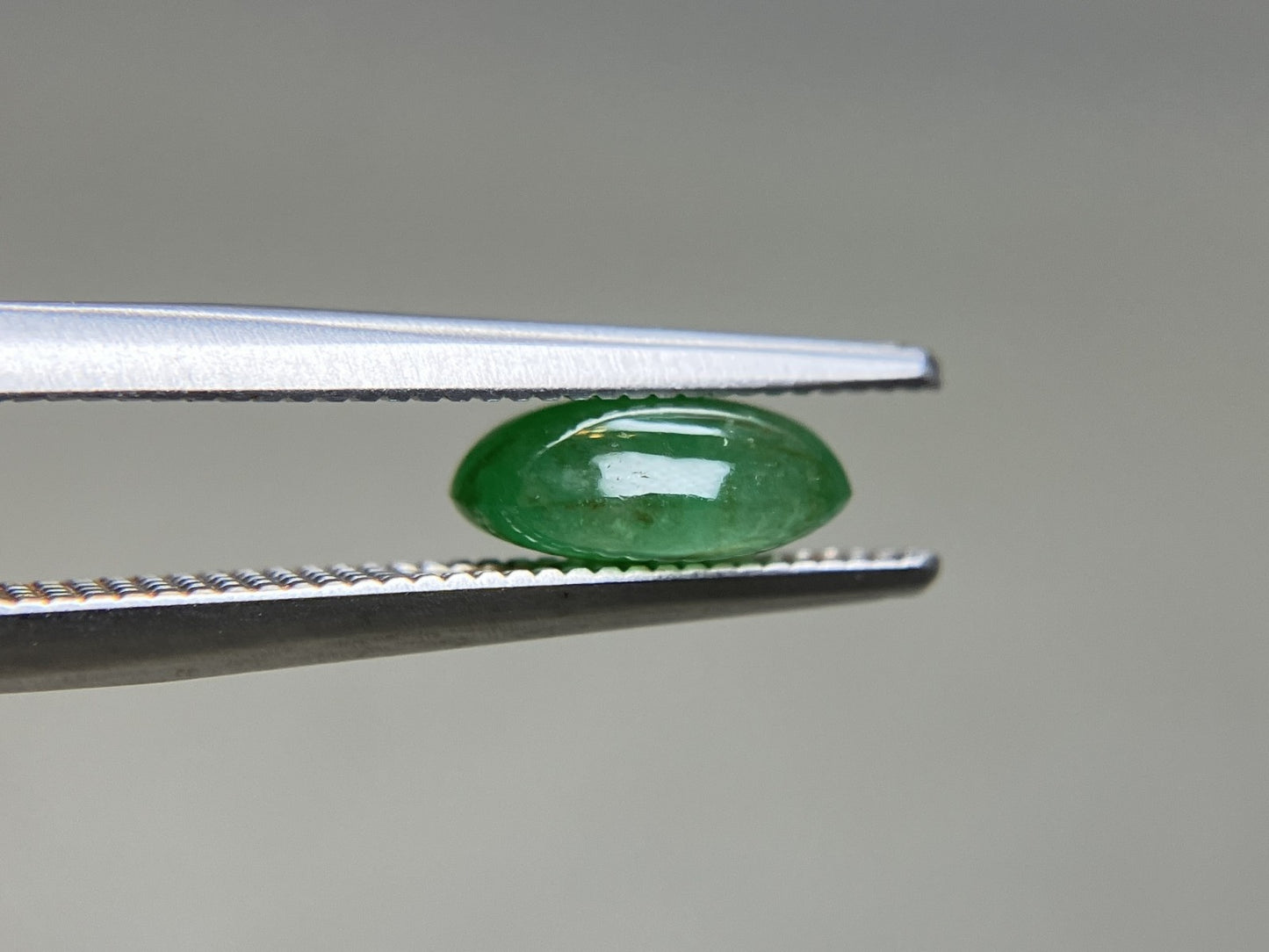 ひすい（ヒスイ 翡翠） 天然 1.522ct 宝石ソーティング付き 7.8㎜×6.1㎜×3.2㎜ ルース（ 裸石 ） 7485YY
