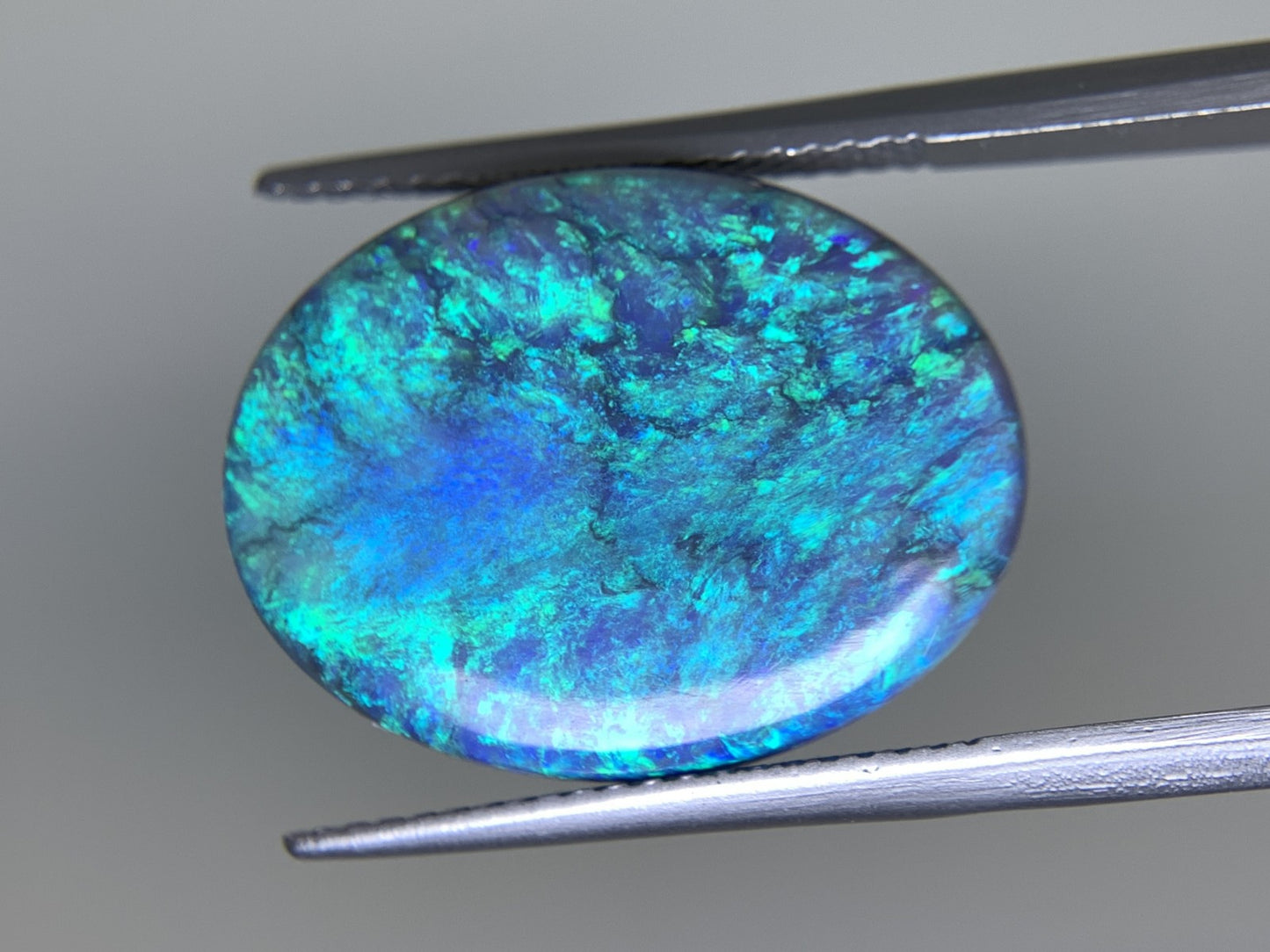 ブラックオパール 天然 9.51ct GIA宝石鑑別書＆中央宝石ソーティング付き 19.47㎜×14.96㎜×4.67㎜　 天然 ルース（ 裸石 ） 5012Y