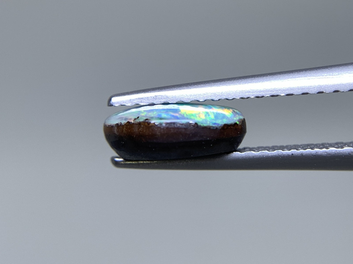 ボルダーオパール  天然  1.631ct  中央宝石ソーティング付き  8.5㎜×6.1㎜×3.1㎜   天然 ルース（ 裸石 ） 5083Y