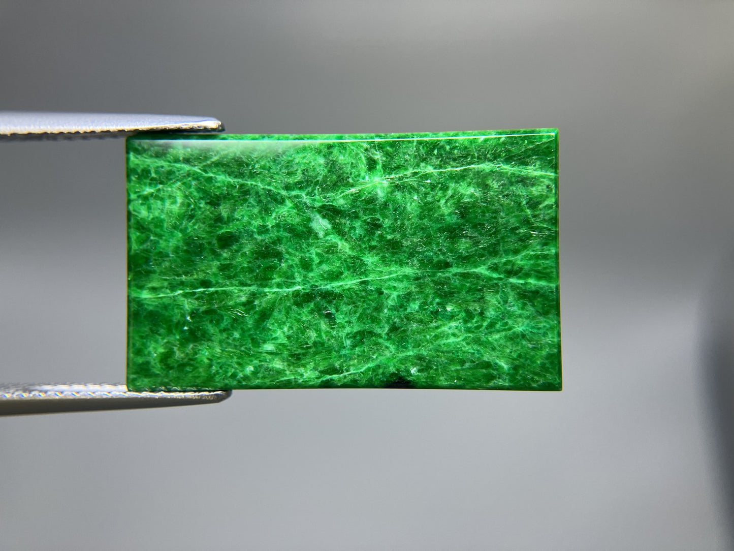 ヒスイ　翡翠　天然 13.251ct 中央宝石ソーティング付き 25.0㎜×15.0㎜×2.1㎜ ルース（ 裸石 ） 3113S