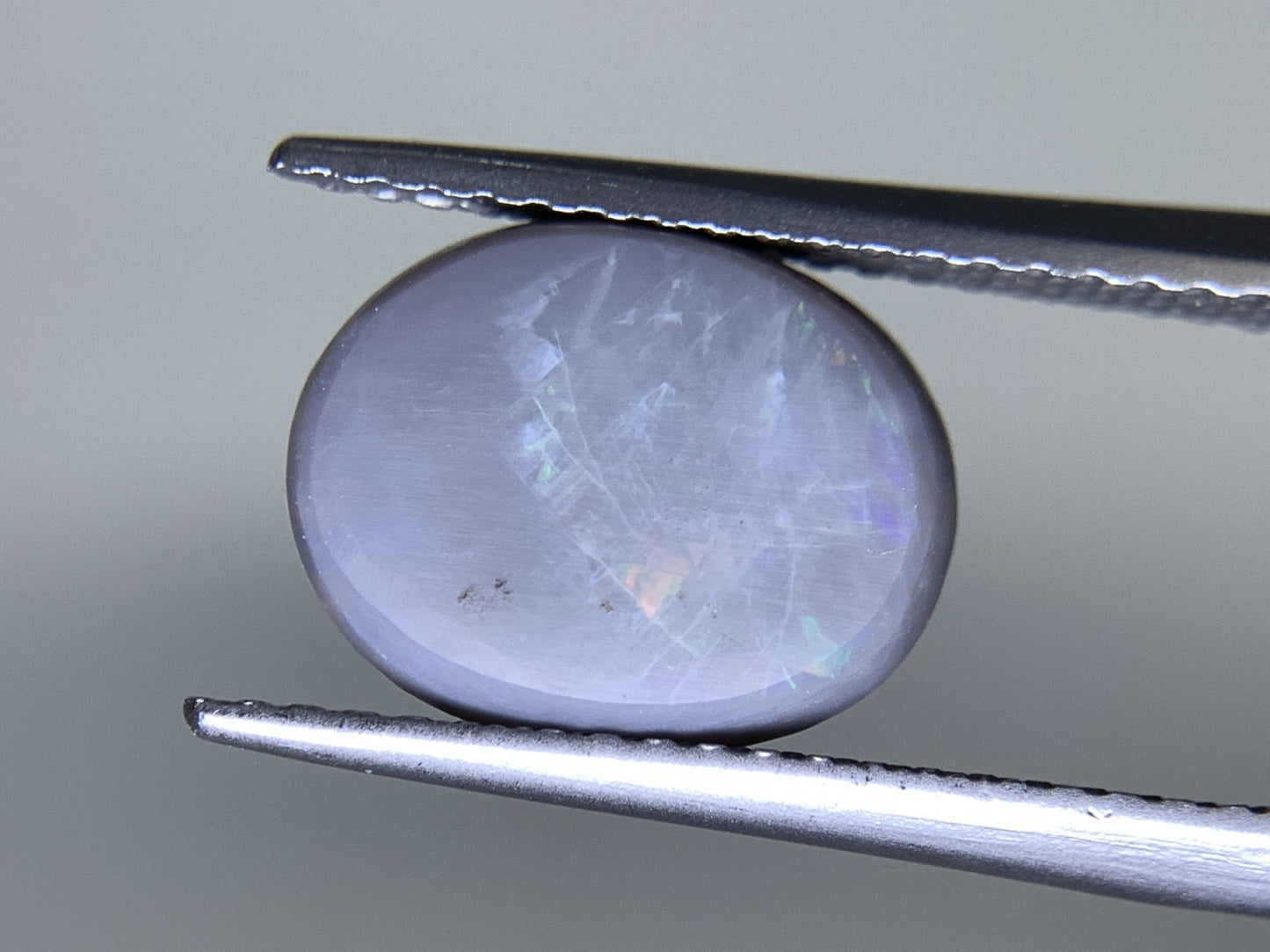 ブラックオパール  天然  1.654ct  中央宝石ソーティング付き  10.9㎜×8.6㎜×2.6㎜   天然 ルース（ 裸石 ） 5203Y