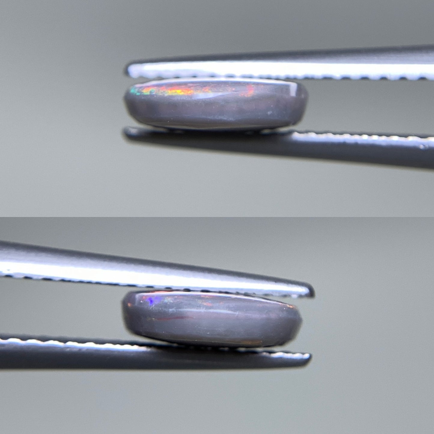 ブラックオパール  天然  1.654ct  中央宝石ソーティング付き  10.9㎜×8.6㎜×2.6㎜   天然 ルース（ 裸石 ） 5203Y