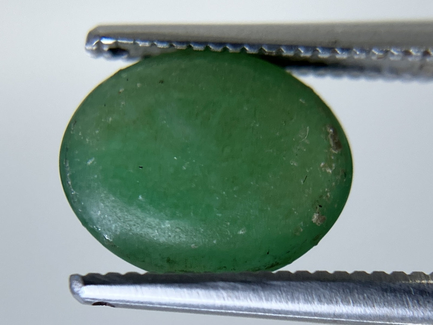 ヒスイ 2.860ct 宝石ソーティング付き 9.6㎜×7.6㎜×4.4㎜ 天然 ルース（ 裸石 ） 4460YY