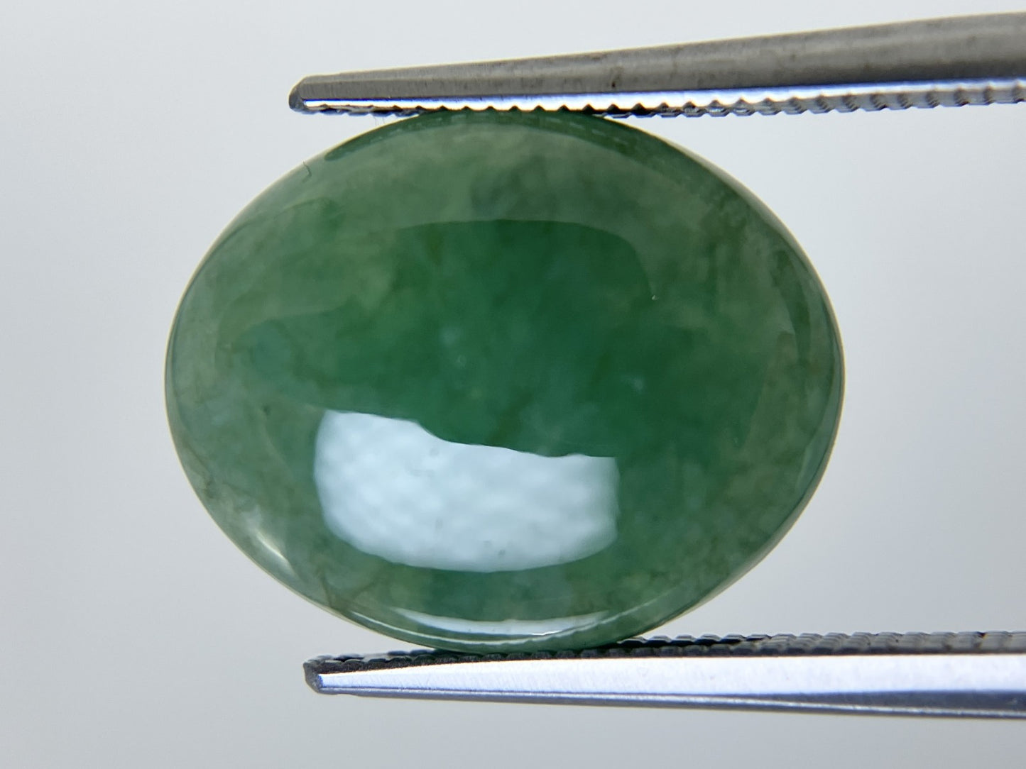 ヒスイ　翡翠　天然　10.619ct 宝石ソーティング付き 16.5㎜×13.1㎜×5.2㎜ 天然 ルース（ 裸石 ） 4516YY