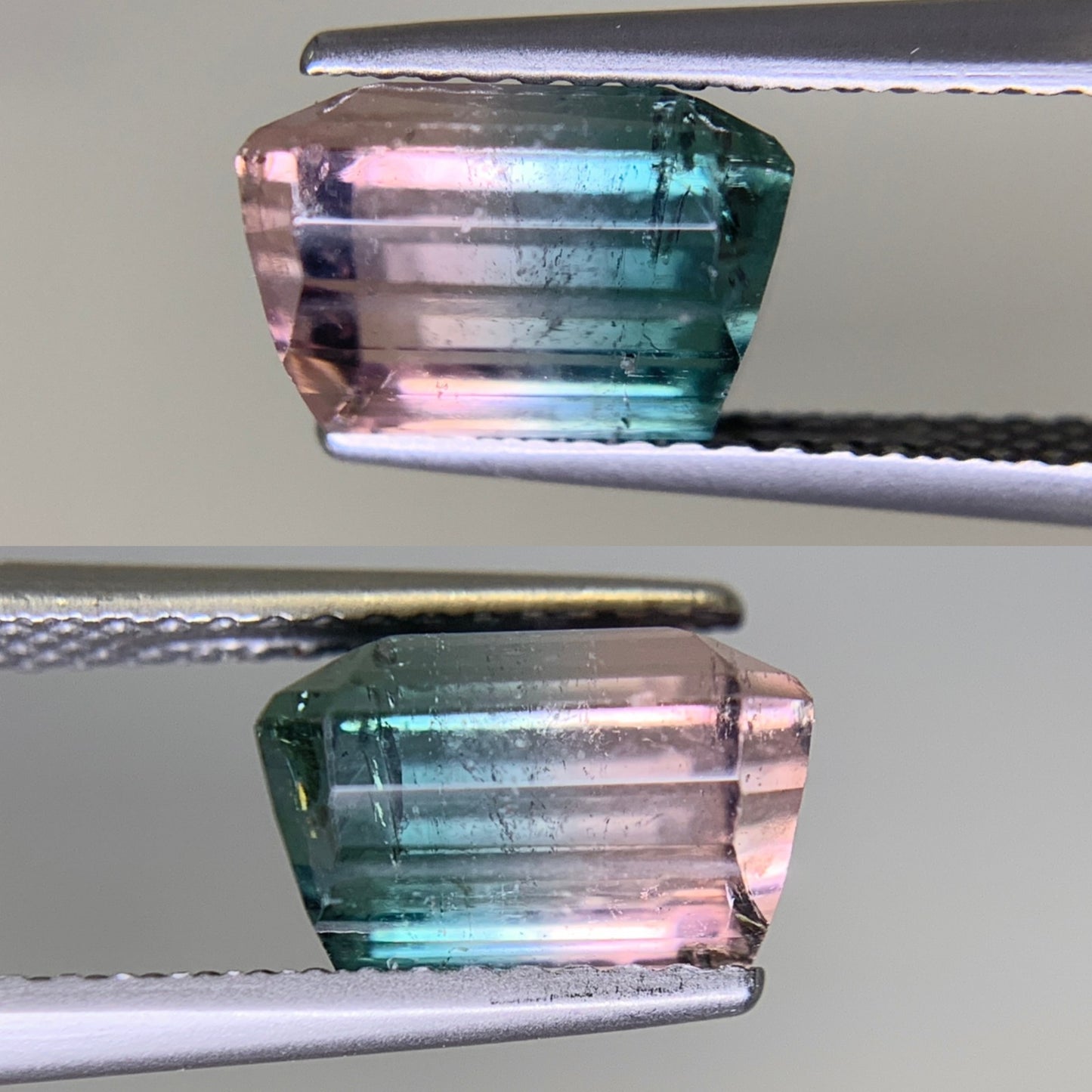 トルマリン （バイカラー） 3.758ct  宝石ソーティング付き  9.0㎜×7.5㎜×5.9㎜  ルース（ 裸石 ） 1997Y