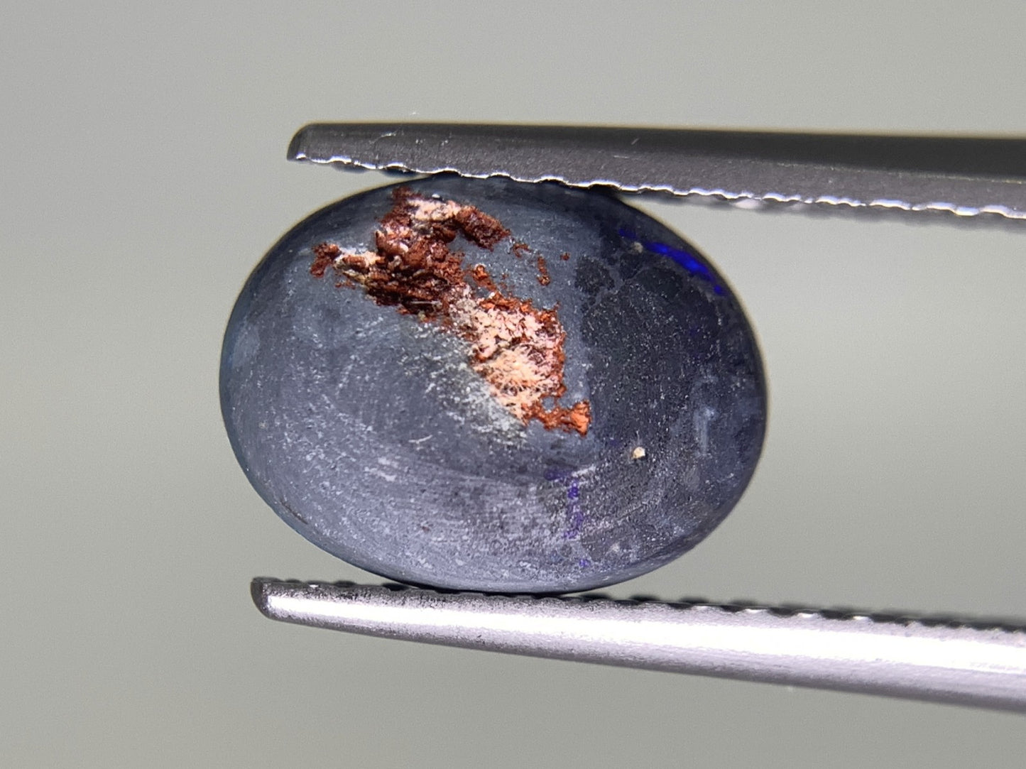ブラックオパール 1.467ct 宝石ソーティング付き  9.1㎜×6.9㎜×3.7㎜  ルース（ 裸石 ） 3014Y