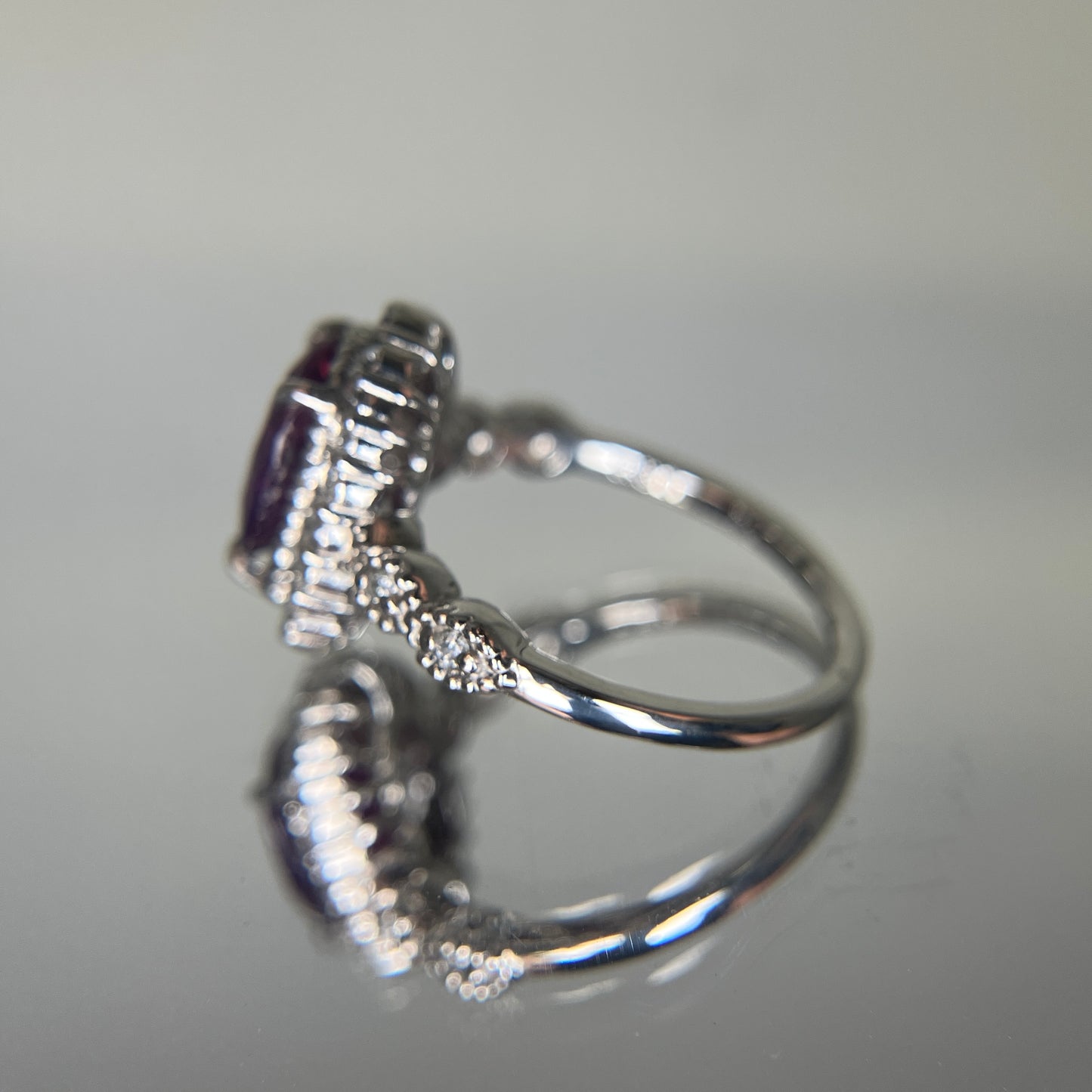 専用！　ルビー R1.72ct カシミール産 Kashmir GIA鑑別書付き リング（指輪） サイズ直し無料 D0.31ct PT900 4.5g 7289S