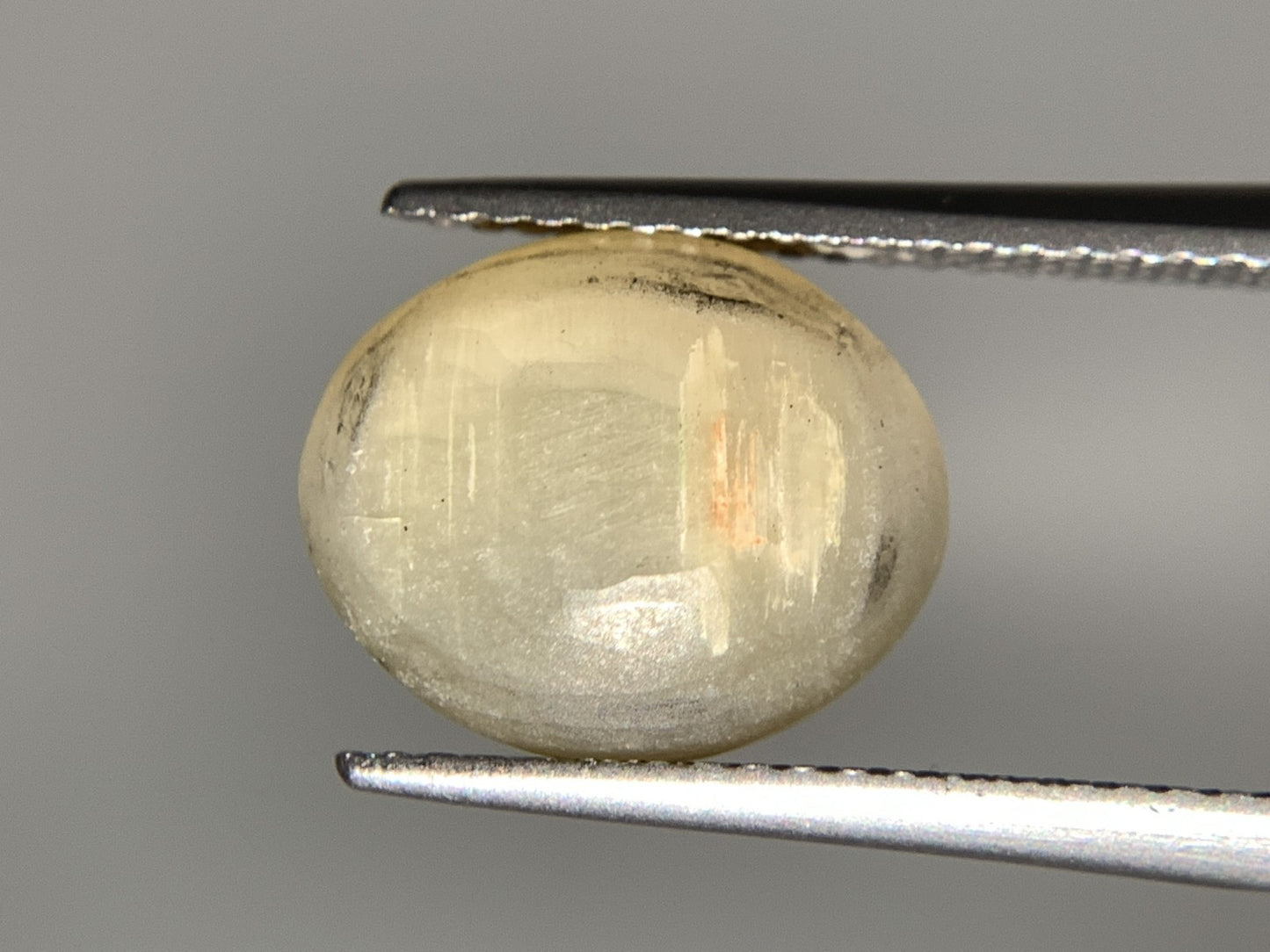 クォーツキャッツアイ 天然 5.447ct 宝石ソーティング付き 11.5㎜×9.6㎜×7.7㎜ ルース（ 裸石 ） 8133Y