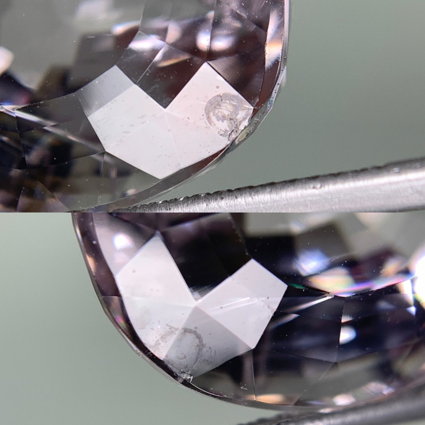 クンツァイト 天然 29.153ct 宝石ソーティング付き 18.3㎜×17.1㎜×12.4㎜ ルース（ 裸石 ） 6966Y