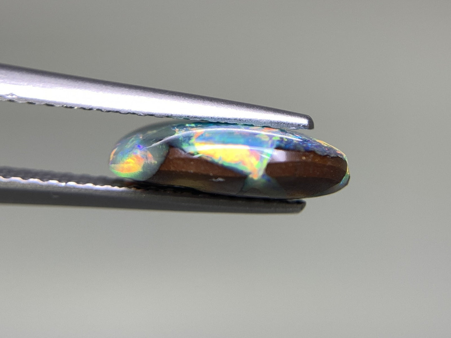 ボルダーオパール 2.527ct 宝石ソーティング付き  11.6㎜×8.3㎜×3.4㎜  ルース（ 裸石 ） 2431Y