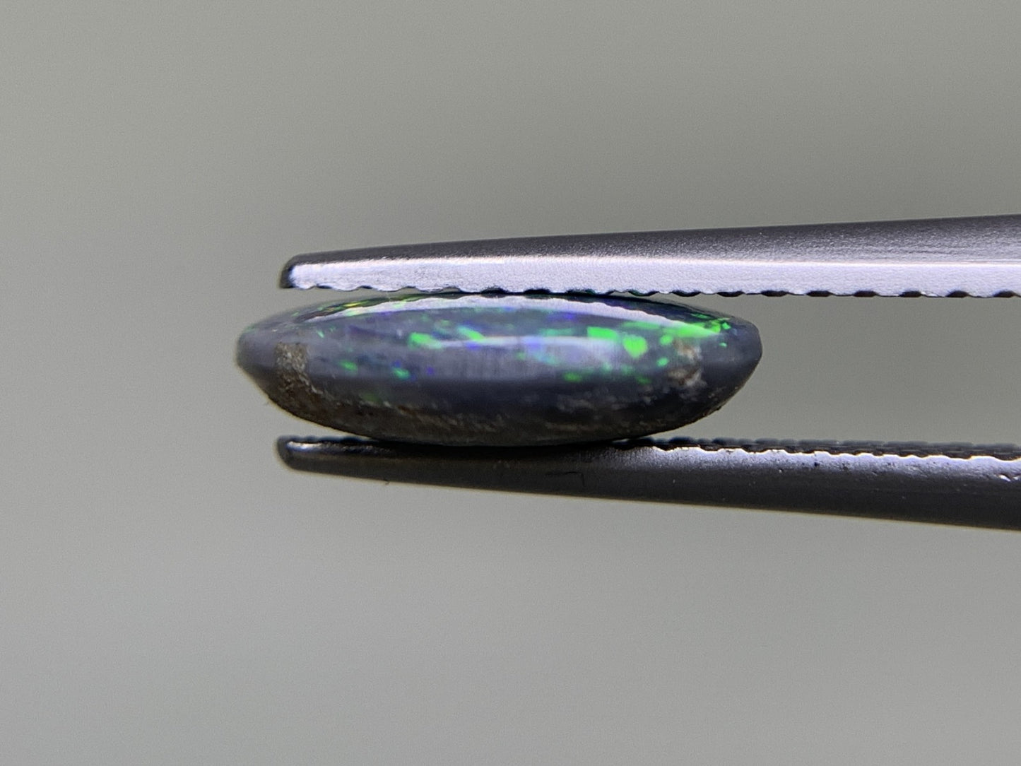 ブラックオパール 1.563ct 宝石ソーティング付き 10.6㎜×7.9㎜×3.0㎜ ルース（ 裸石 ） 2040Y