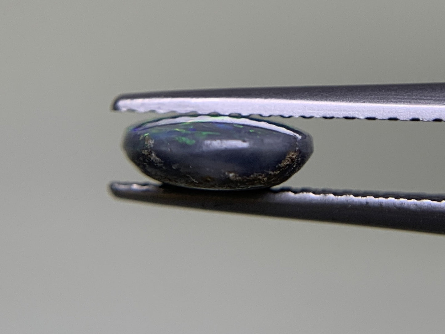 ブラックオパール 1.563ct 宝石ソーティング付き 10.6㎜×7.9㎜×3.0㎜ ルース（ 裸石 ） 2040Y