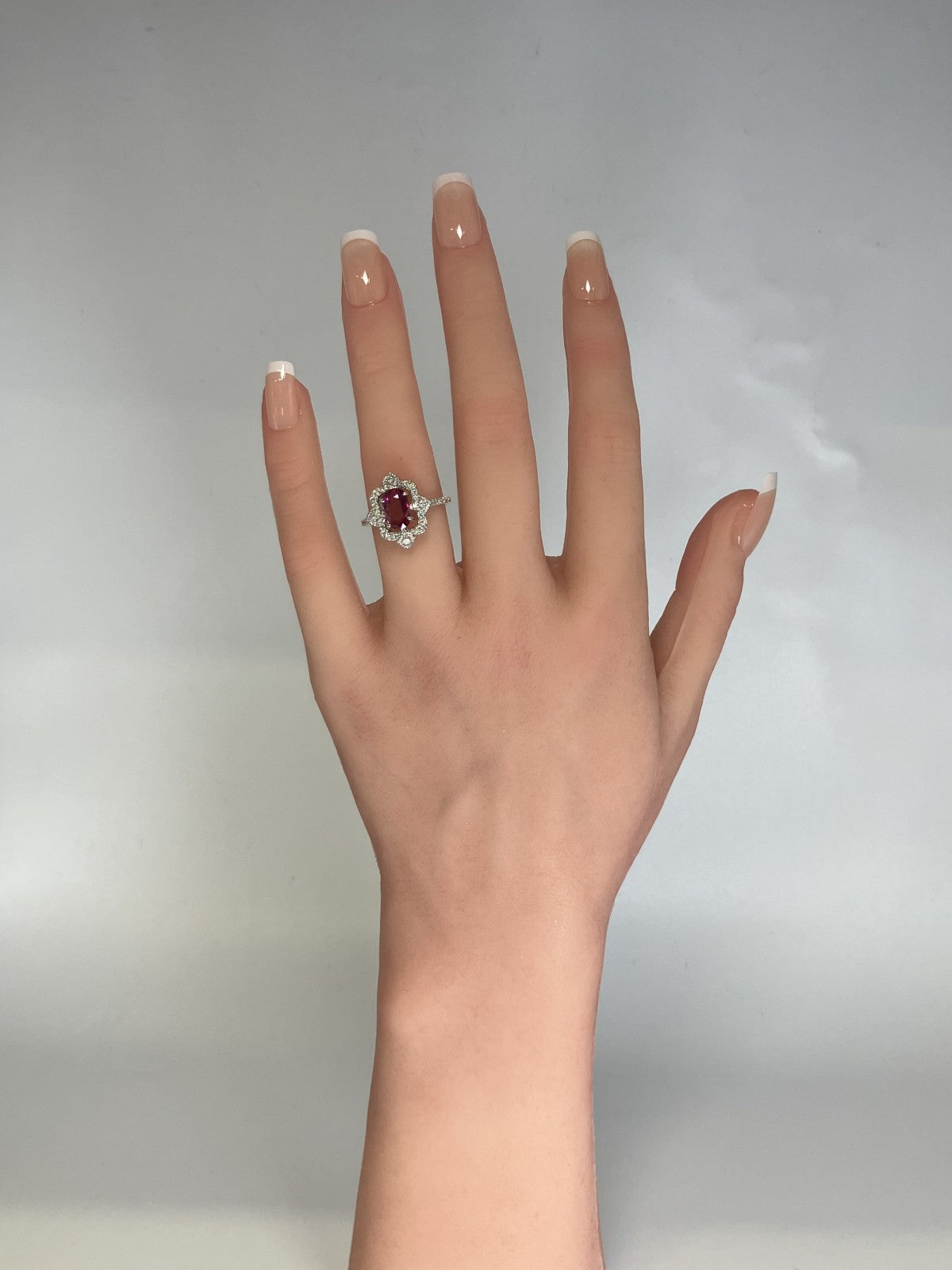 ルビー 1.38ct GIA鑑別書 D0.33ct PT900 5.2g 指輪 （JP12号） サイズ直し無料 9318K