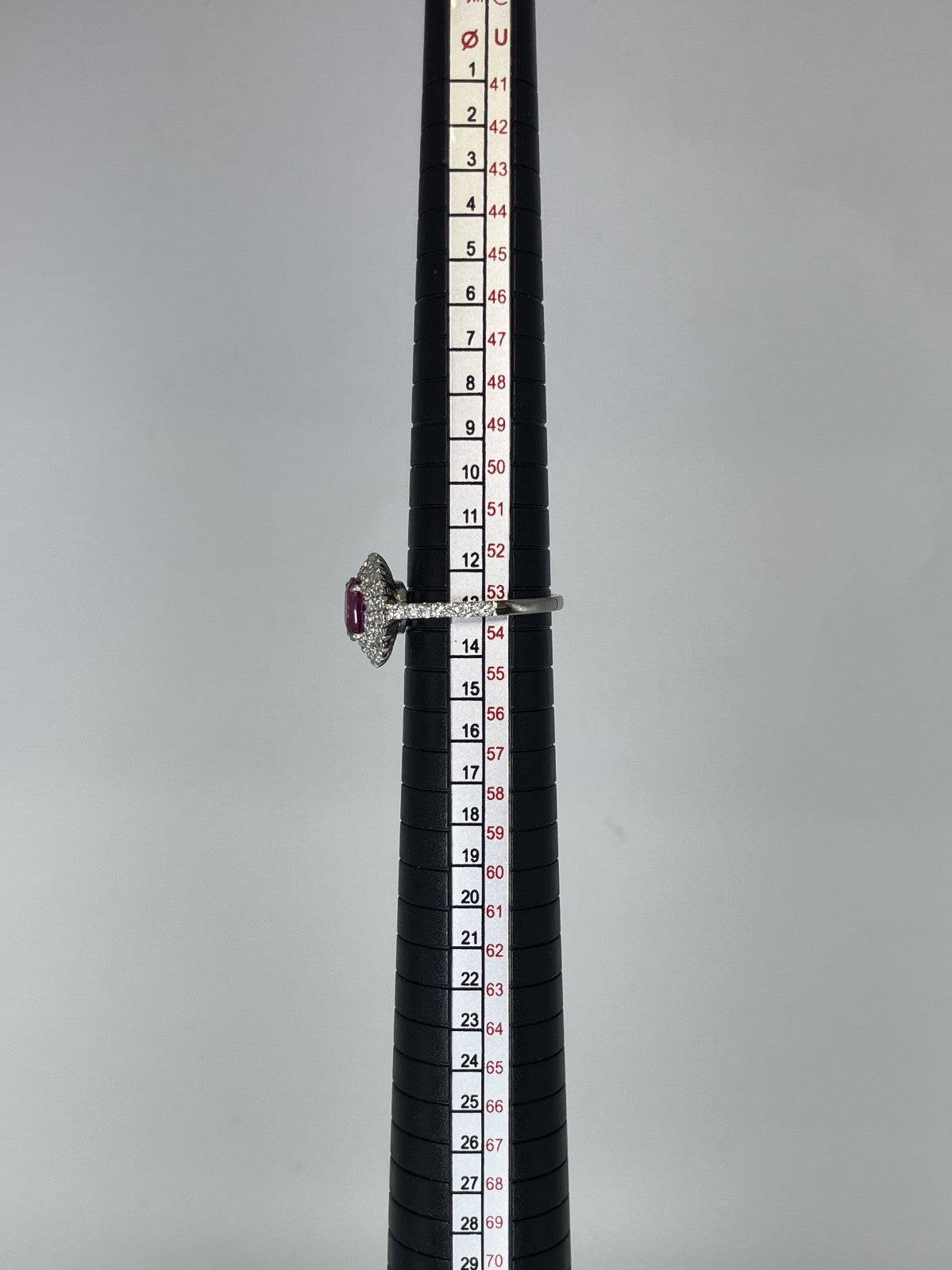 ルビー 1.02ct 非加熱 No heat GIA鑑別書 D0.72ct PT900 5.2g 指輪 （JP13号） サイズ直し無料 9292K