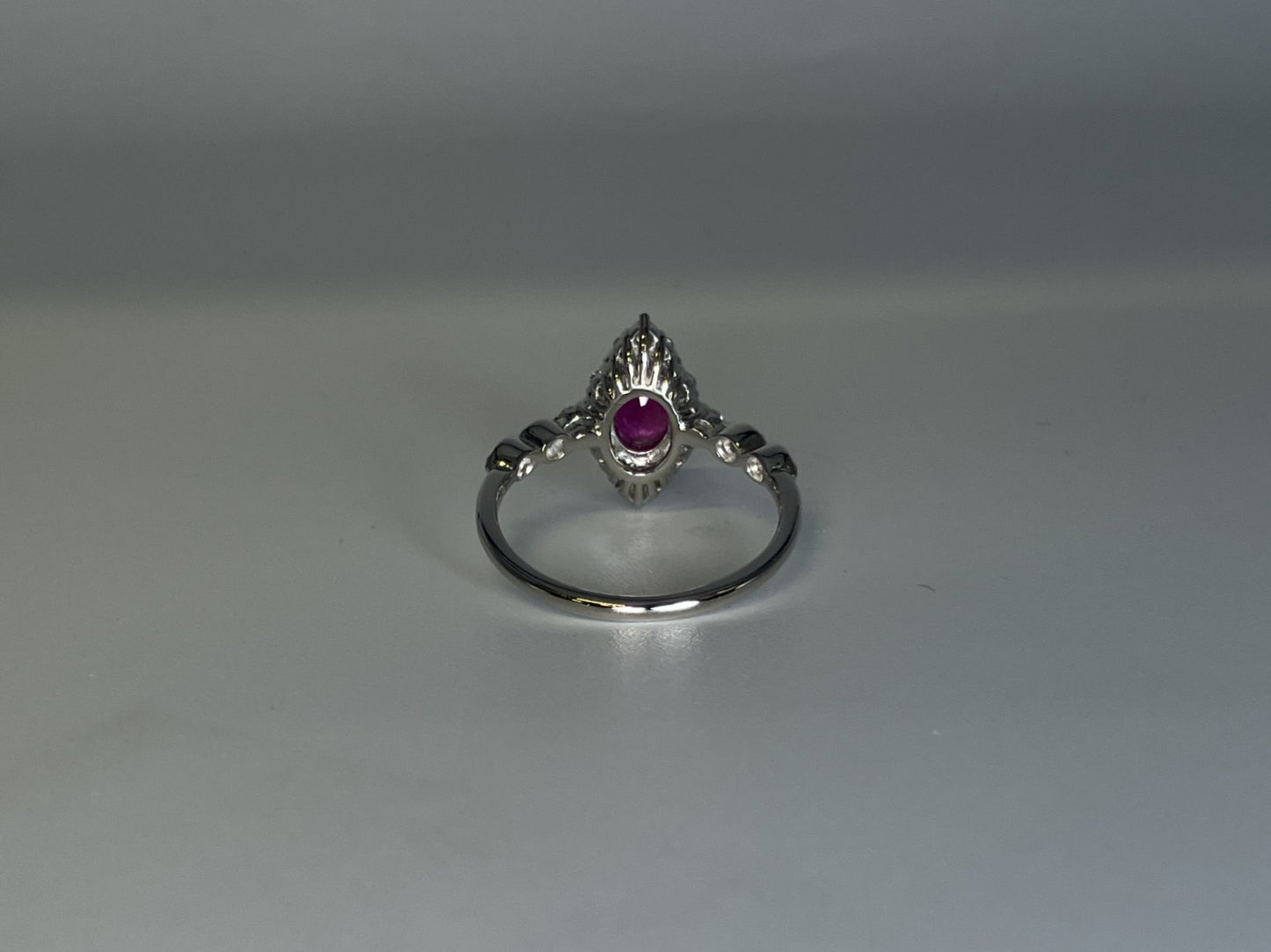 ルビー 1.21ct 非加熱 No heat GIA鑑別書 D0.31ct PT900 4.3g 指輪 （JP13号） サイズ直し無料 9322K