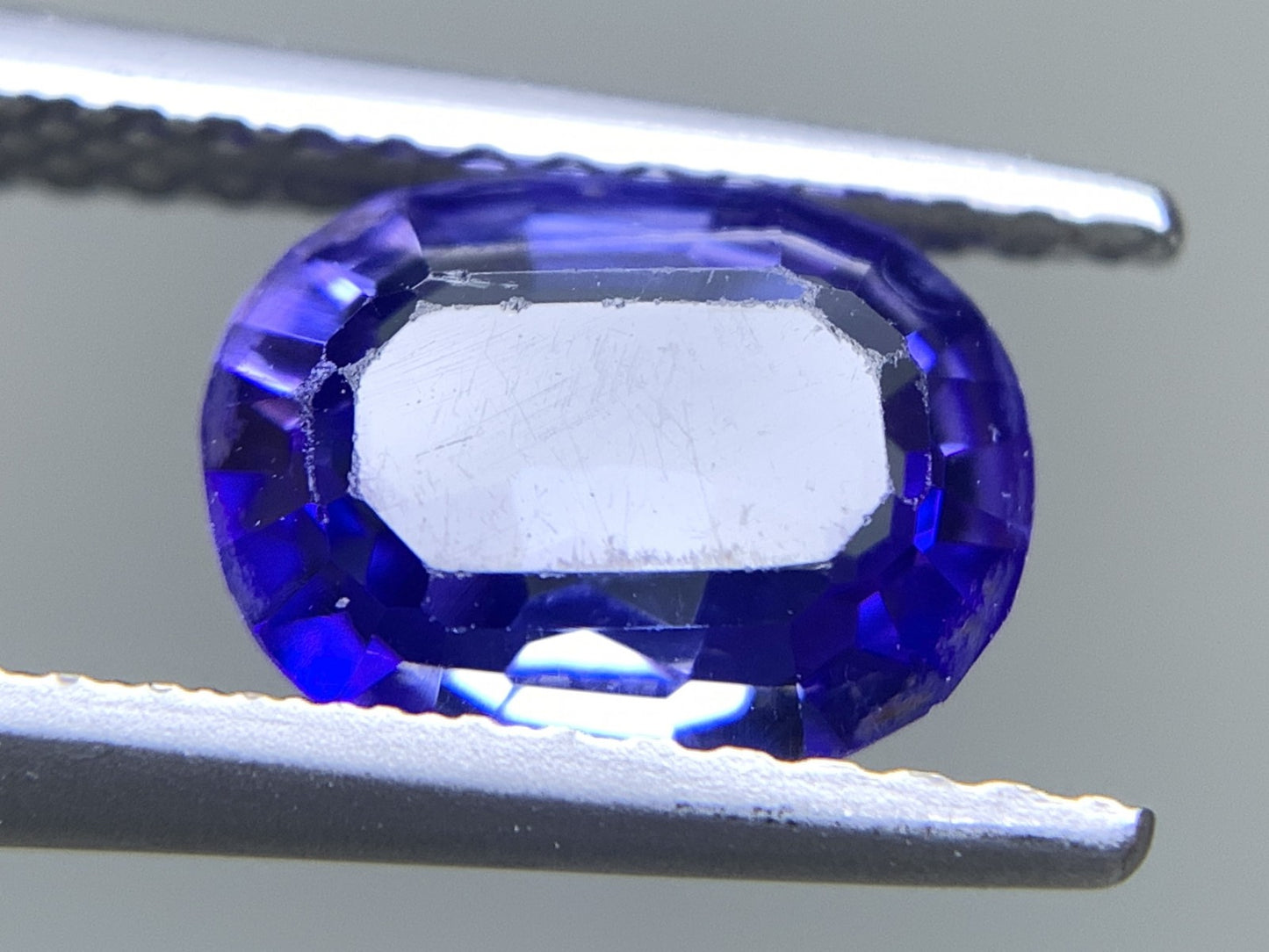 タンザナイト 天然  1.383ct  宝石ソーティング付き  8.2㎜×6.4㎜×3.4㎜ ルース（ 裸石 ）  6102Y