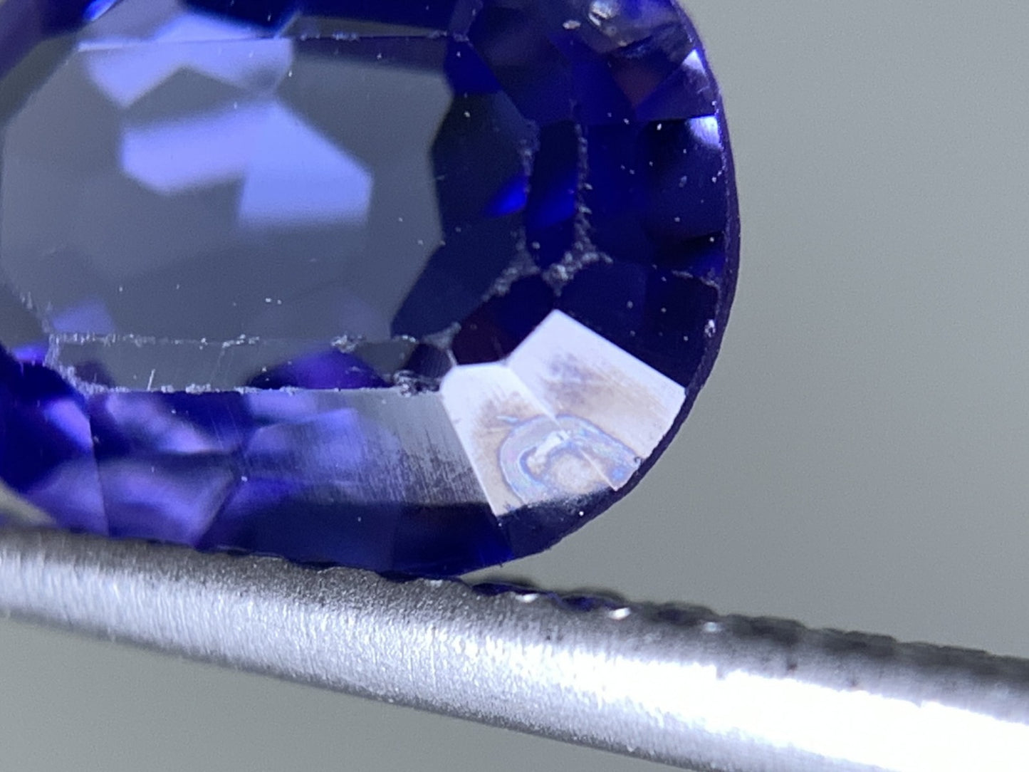 タンザナイト 天然  1.383ct  宝石ソーティング付き  8.2㎜×6.4㎜×3.4㎜ ルース（ 裸石 ）  6102Y