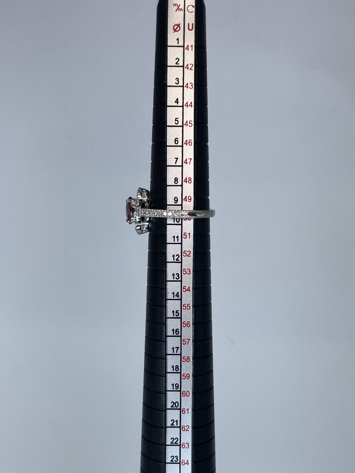 ルビー 1.07ct 非加熱 No heat GIA鑑別書 D0.45ct PT900 4.7g 指輪 （JP10号） サイズ直し無料 9315K