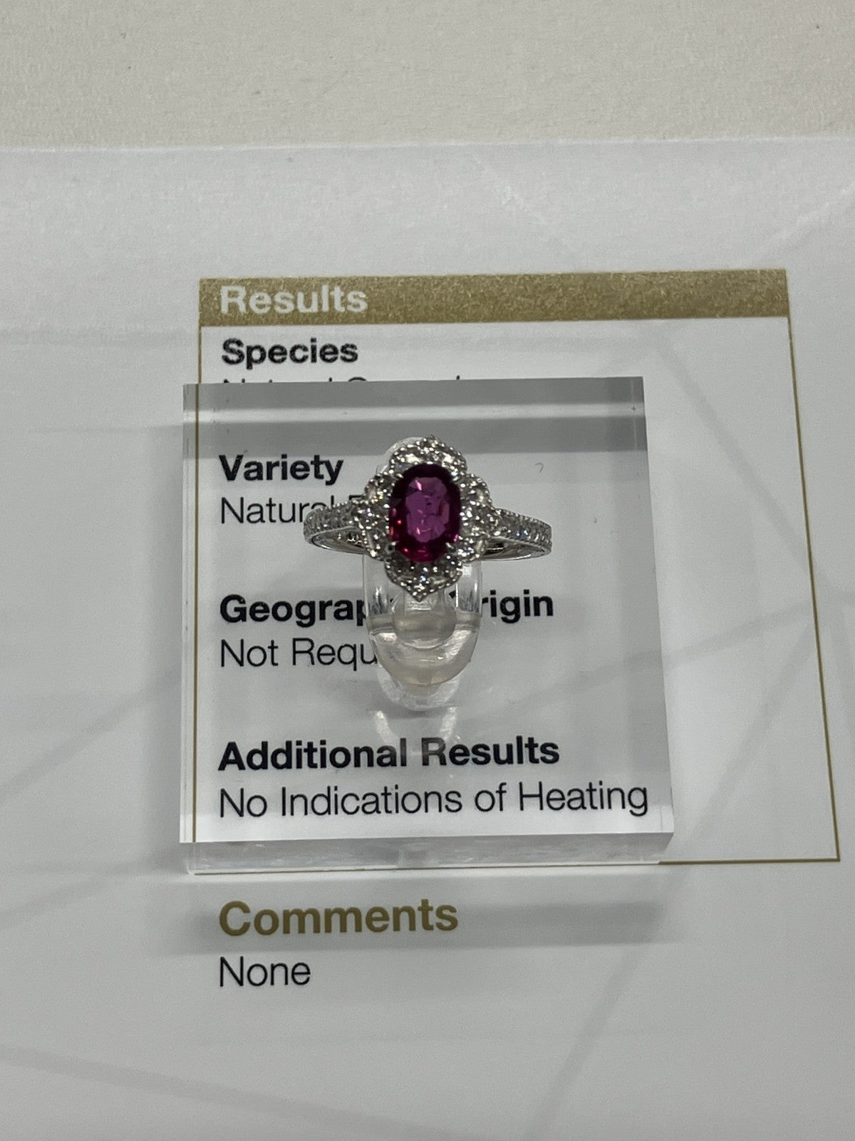 ルビー 1.07ct 非加熱 No heat GIA鑑別書 D0.45ct PT900 4.7g 指輪 （JP10号） サイズ直し無料 9315K