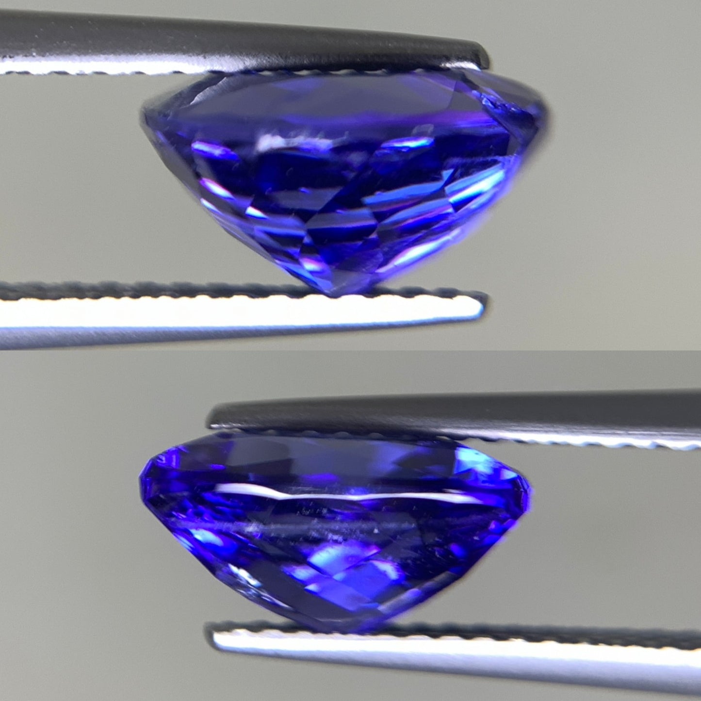 タンザナイト 2.862ct 宝石ソーティング付き  9.8㎜×7.8㎜×5.3㎜  ルース（ 裸石 ） 3012Y