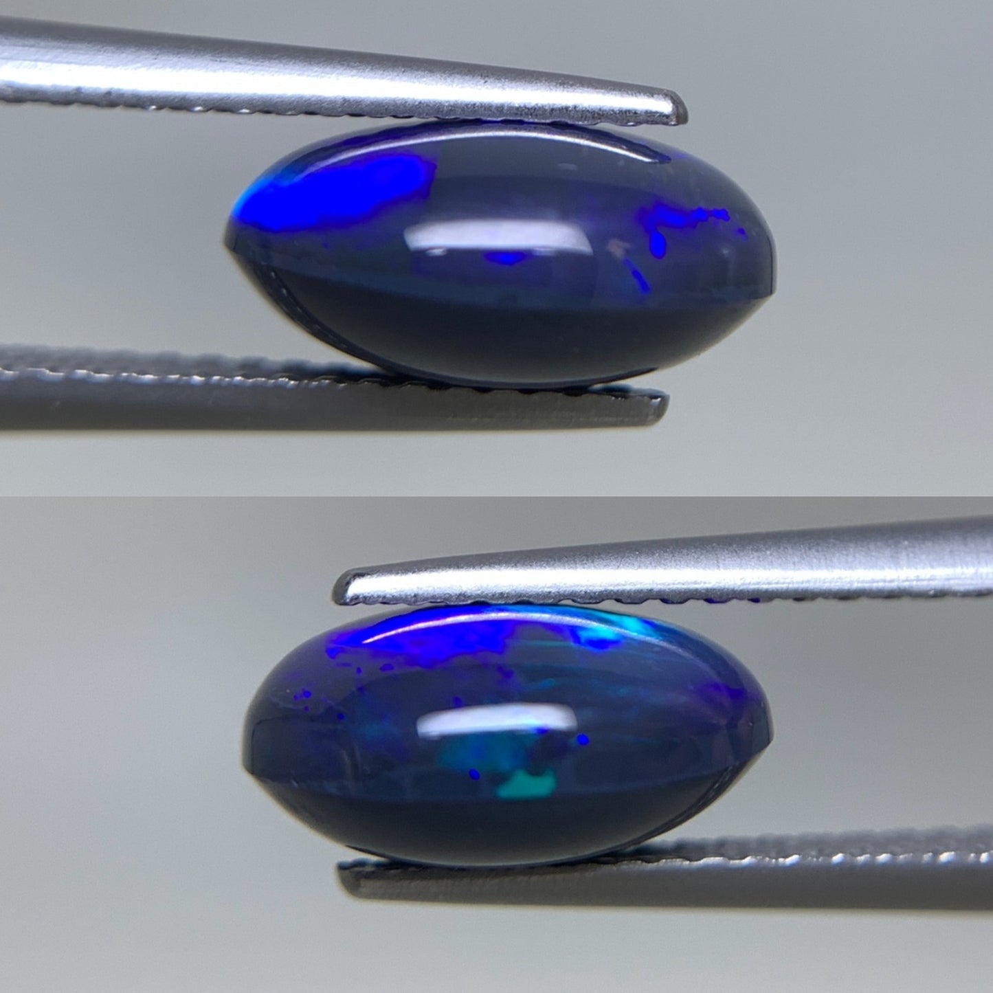 ブラックオパール 天然 2.671ct 中央宝石ソーティング付き 10.5㎜×8.8㎜×5.1㎜ ルース（ 裸石 ） 6918Y