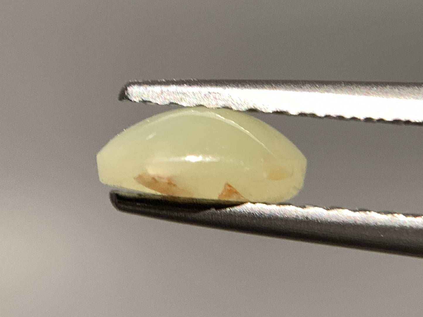 クリソベリルキャッツアイ 天然  1.030ct  宝石ソーティング付き  7.0㎜×5.1㎜×2.9㎜ ルース（ 裸石 ）  6074Y