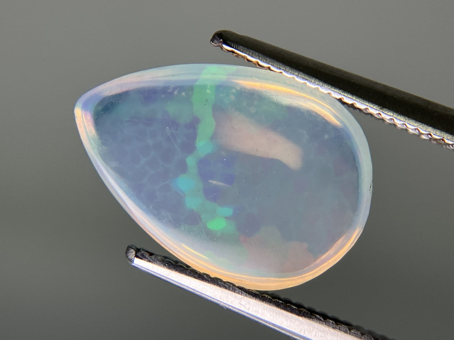 ハニカムオパール 3.162ct  宝石ソーティング付き  14.4㎜×10.0㎜×4.5㎜  天然 ルース（ 裸石 ） 4430YY