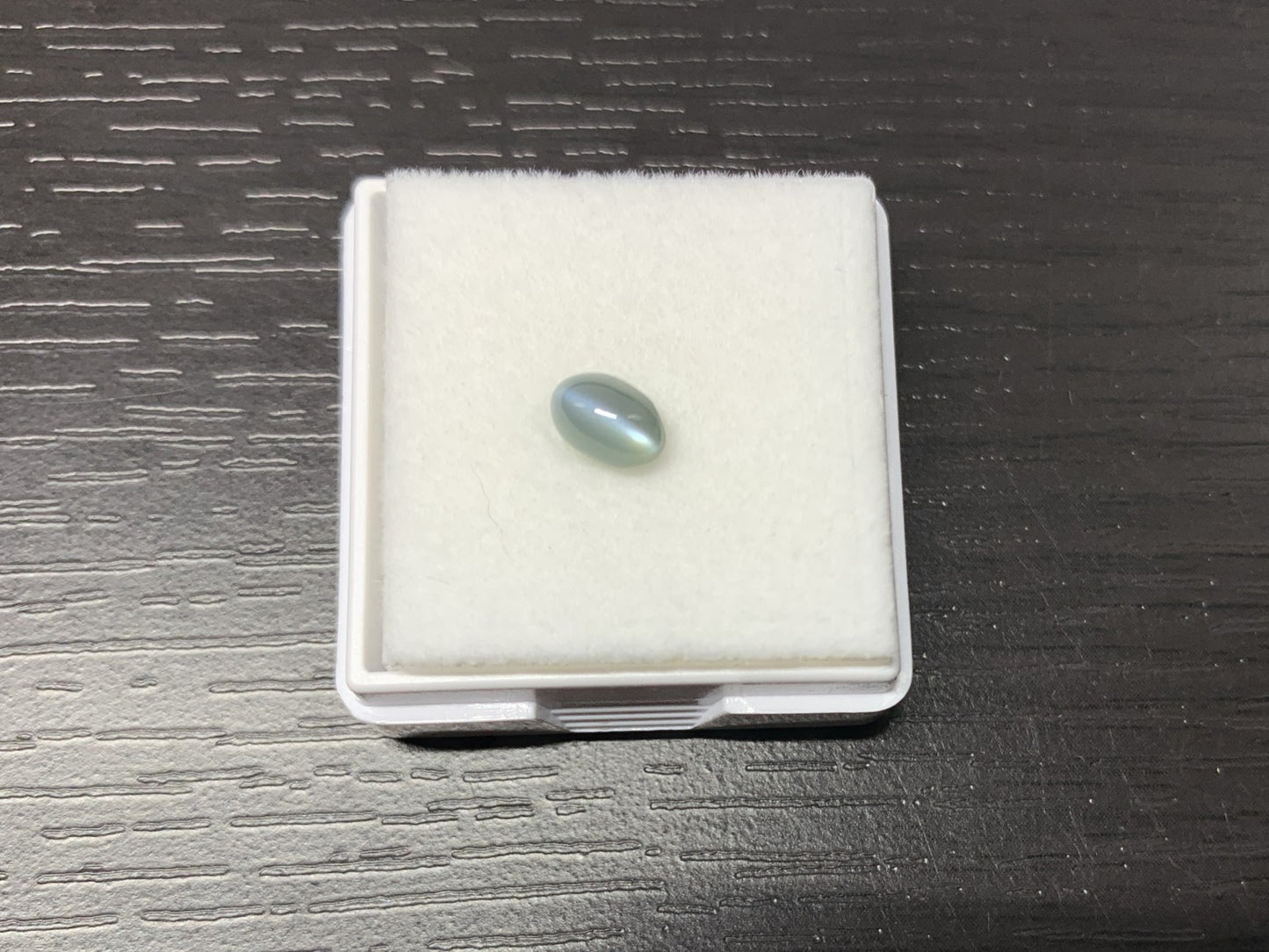 アレキサンドライトキャッツアイ 1.13ct  GIA宝石鑑別書付き  Bluish Green changing to Purple-Gray India 6.31㎜×4.10㎜×4.35㎜  ルース（ 裸石 ）   1538Y