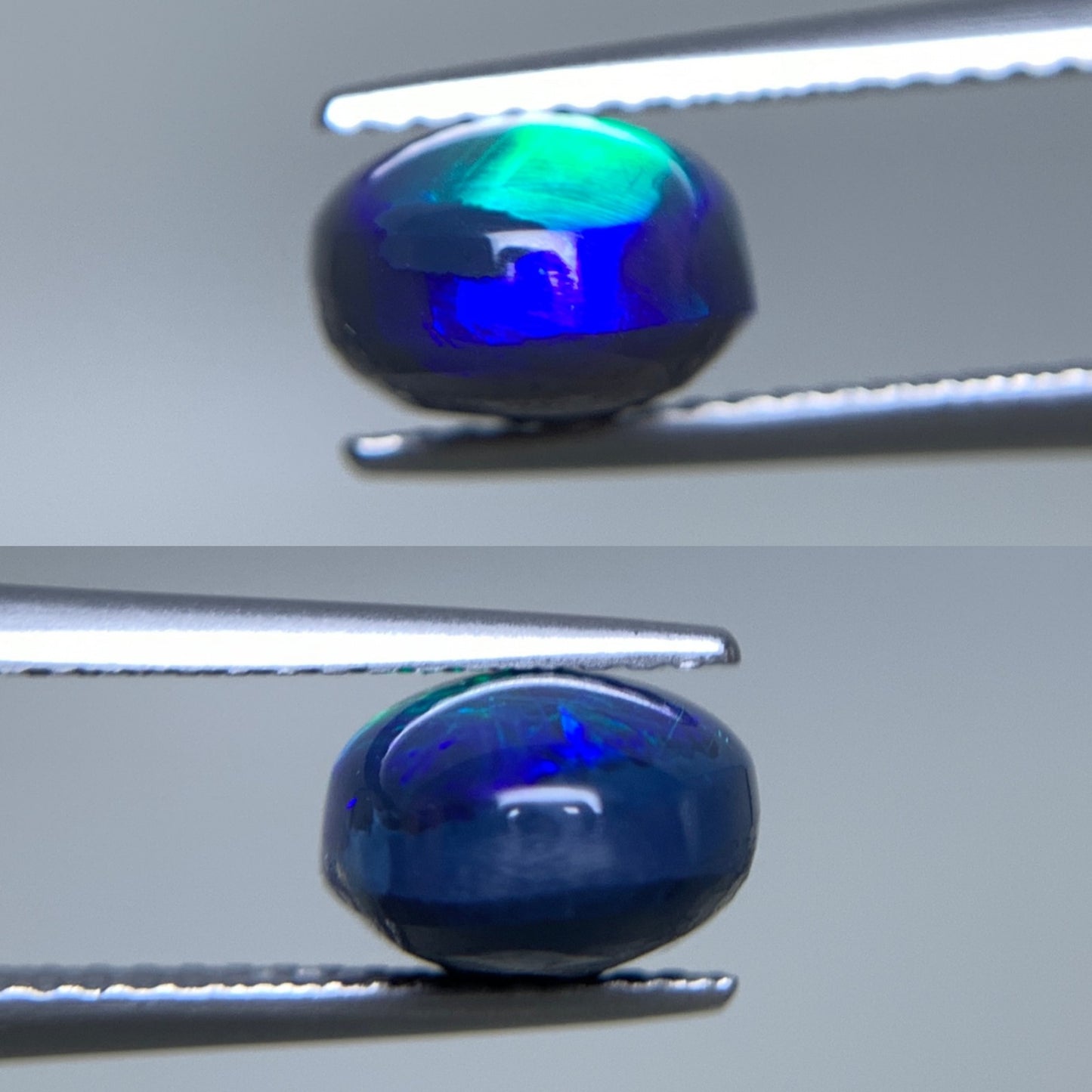 ブラックオパール 天然 3.114ct 中央宝石ソーティング付き 11.7㎜×8.0㎜×5.6㎜ ルース（ 裸石 ） 6928Y