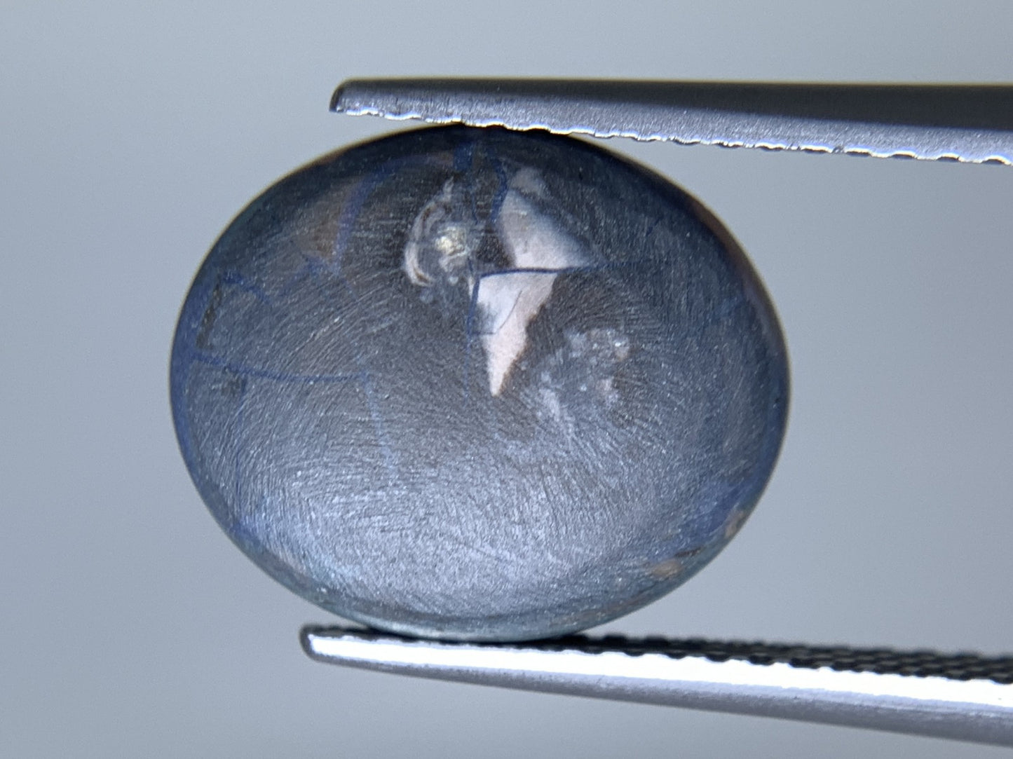 ブラックオパール 天然 3.241ct 中央宝石ソーティング付き 12.9㎜×10.8㎜×3.4㎜ ルース（ 裸石 ） 6924Y
