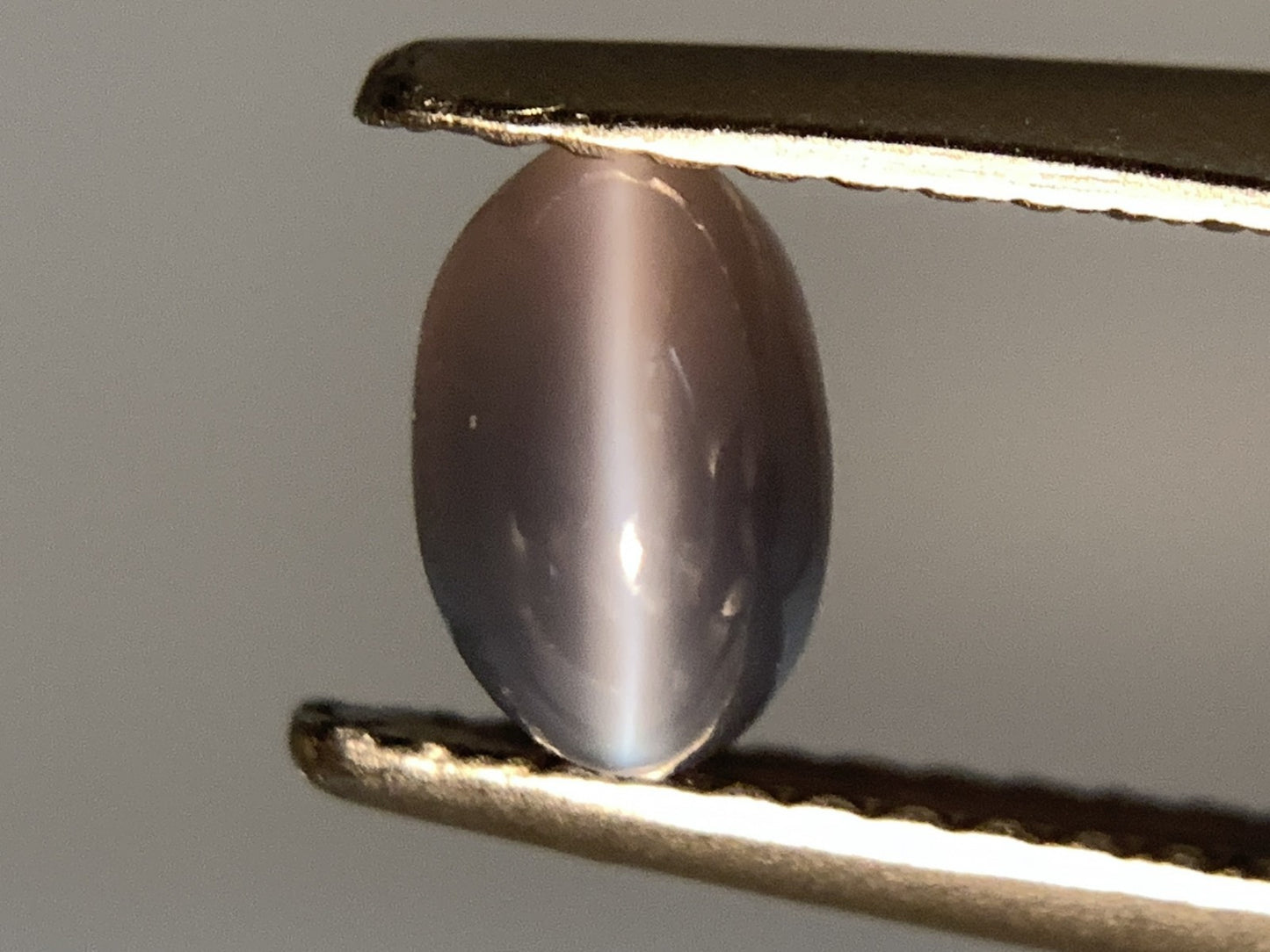アレキサンドライトキャッツアイ 1.13ct  GIA宝石鑑別書付き  Bluish Green changing to Purple-Gray India 6.31㎜×4.10㎜×4.35㎜  ルース（ 裸石 ）   1538Y