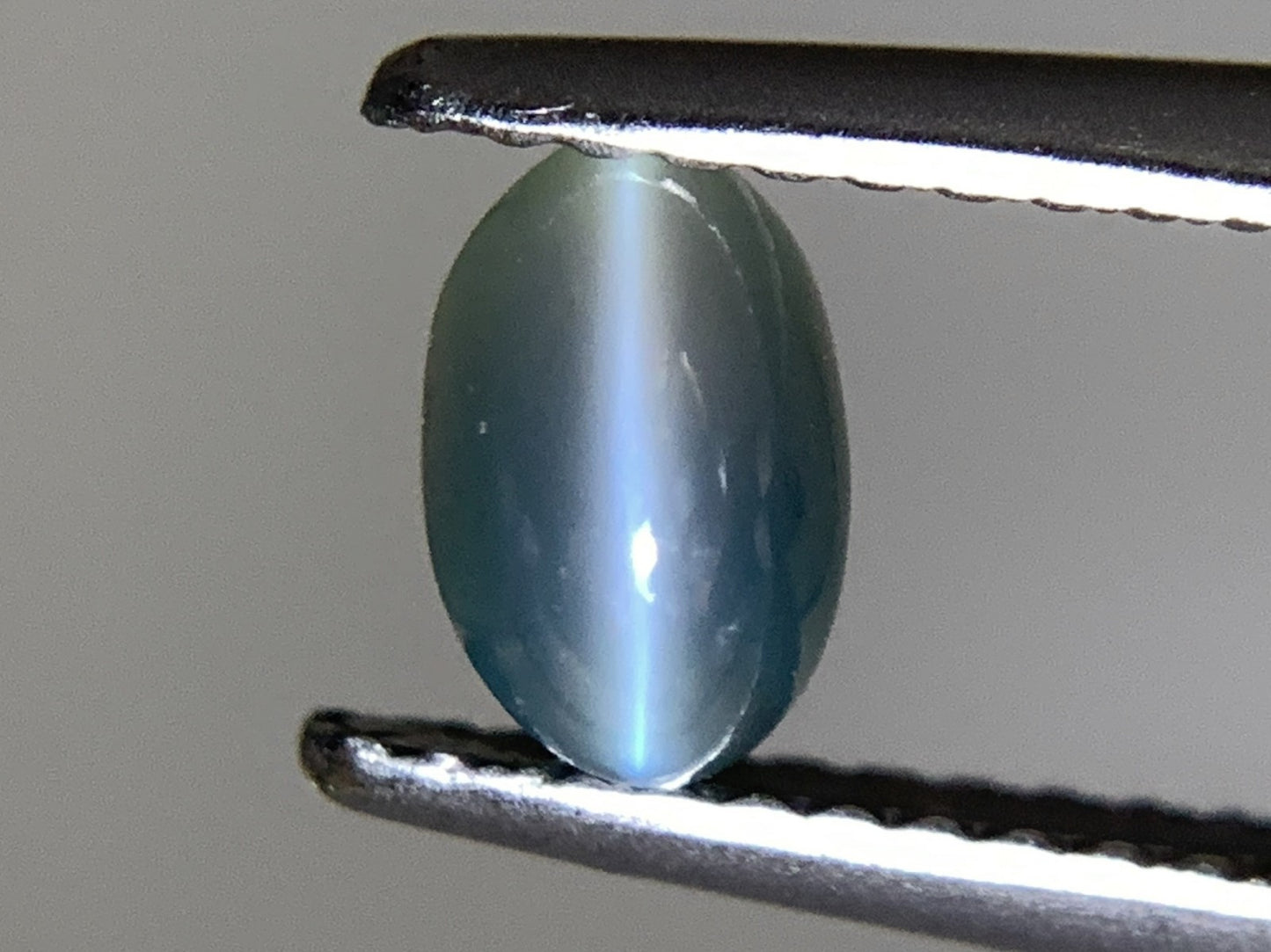 アレキサンドライトキャッツアイ 1.13ct  GIA宝石鑑別書付き  Bluish Green changing to Purple-Gray India 6.31㎜×4.10㎜×4.35㎜  ルース（ 裸石 ）   1538Y