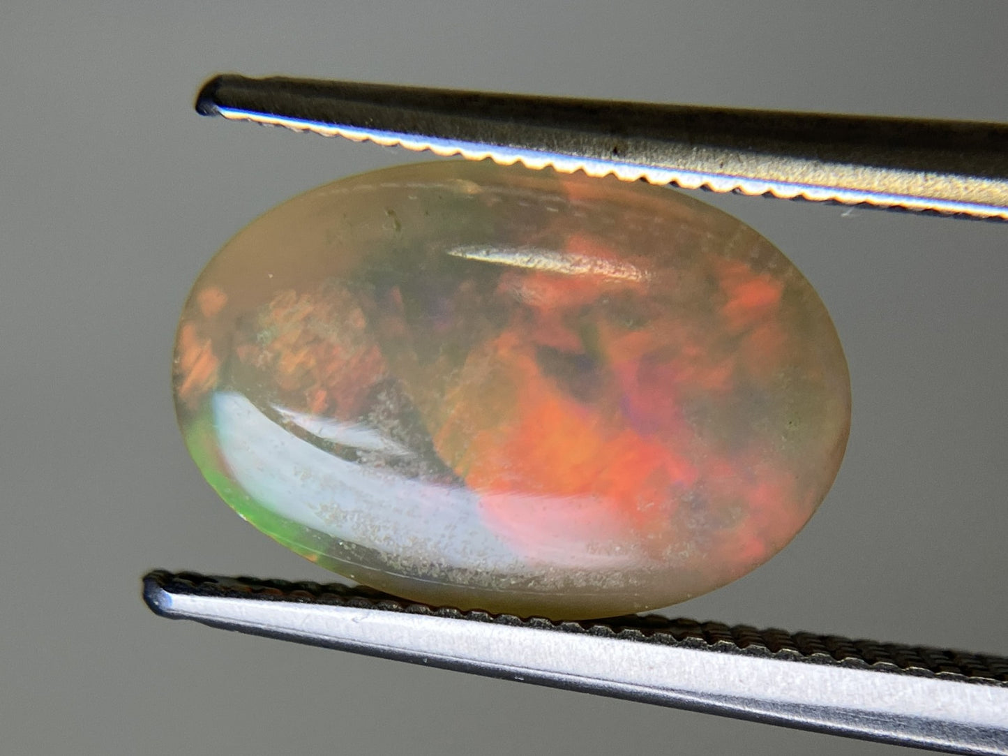 オパール 3.398ct 宝石ソーティング付き 13.4㎜×9.0㎜×5.9㎜ 天然 ルース（ 裸石 ） 4307YY