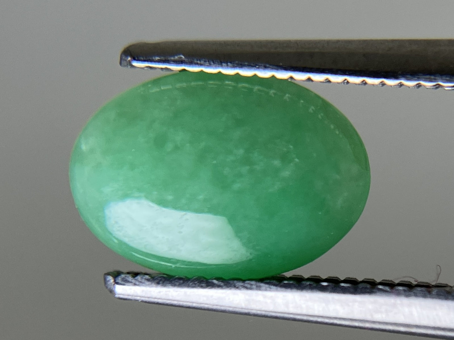 ひすい 1.712ct 宝石ソーティング付き 10.0㎜×7.0㎜×2.5㎜ 天然 ルース（ 裸石 ） 4444YY